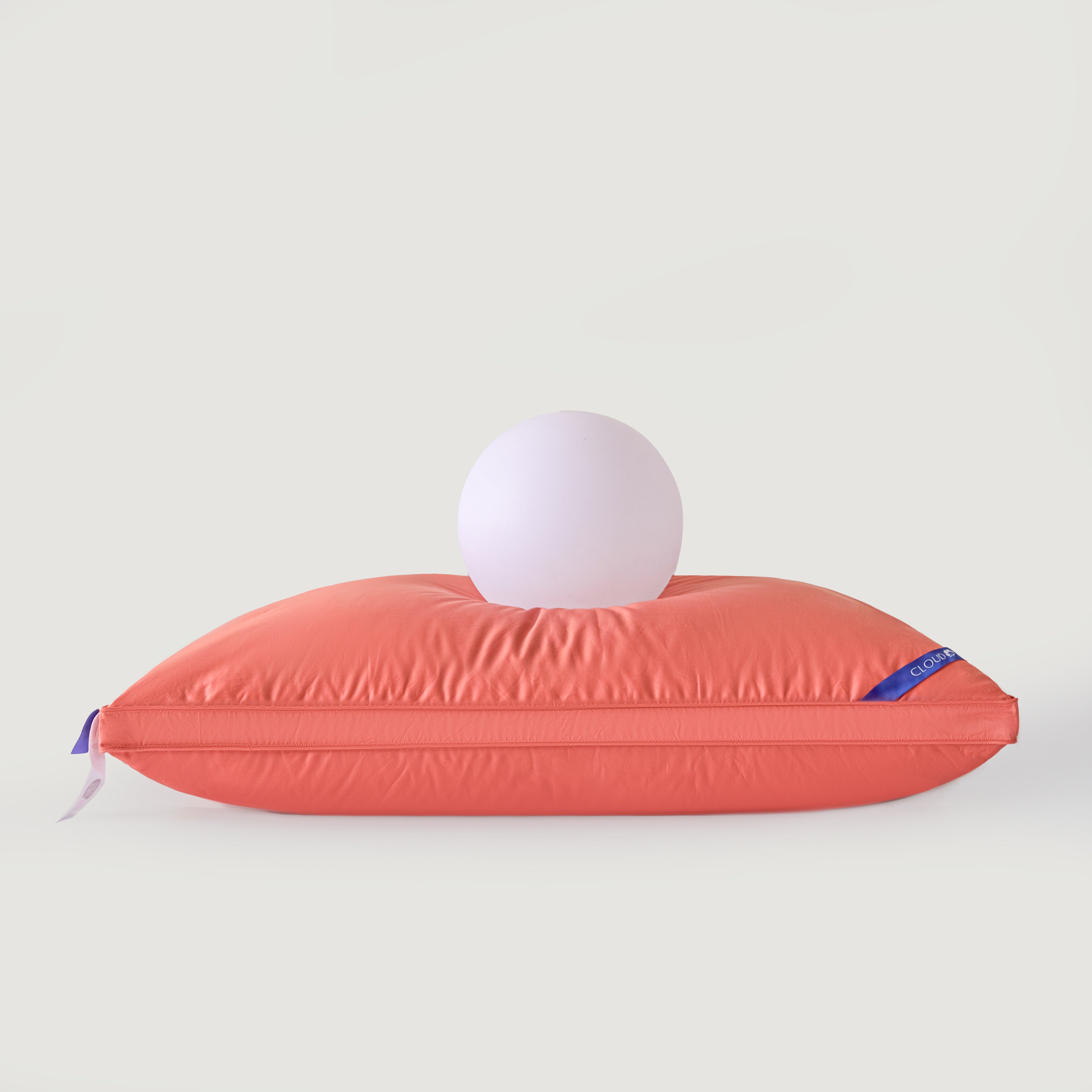 Cloud Goose Down Pillow – Orange