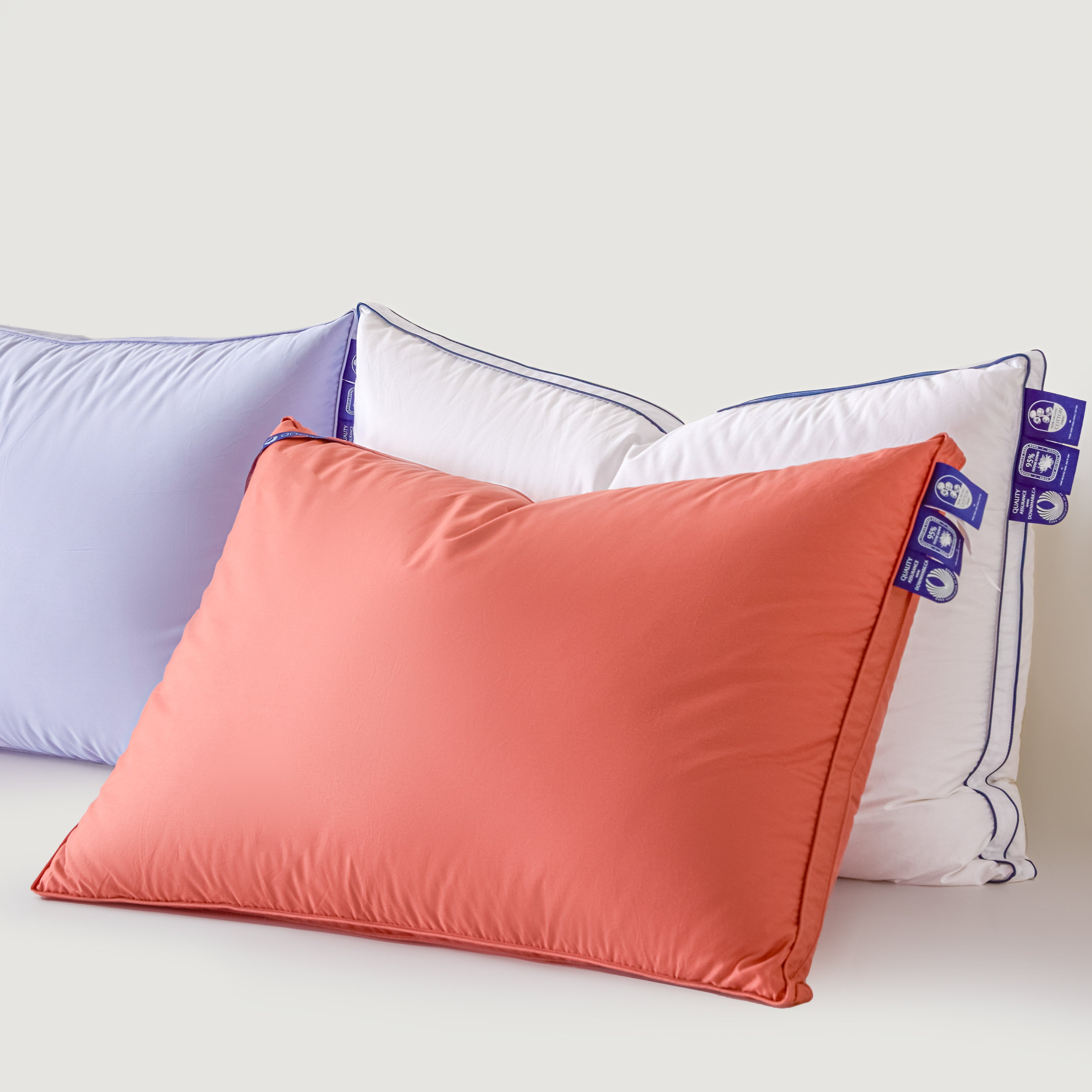 Cloud Goose Down Pillow – Orange