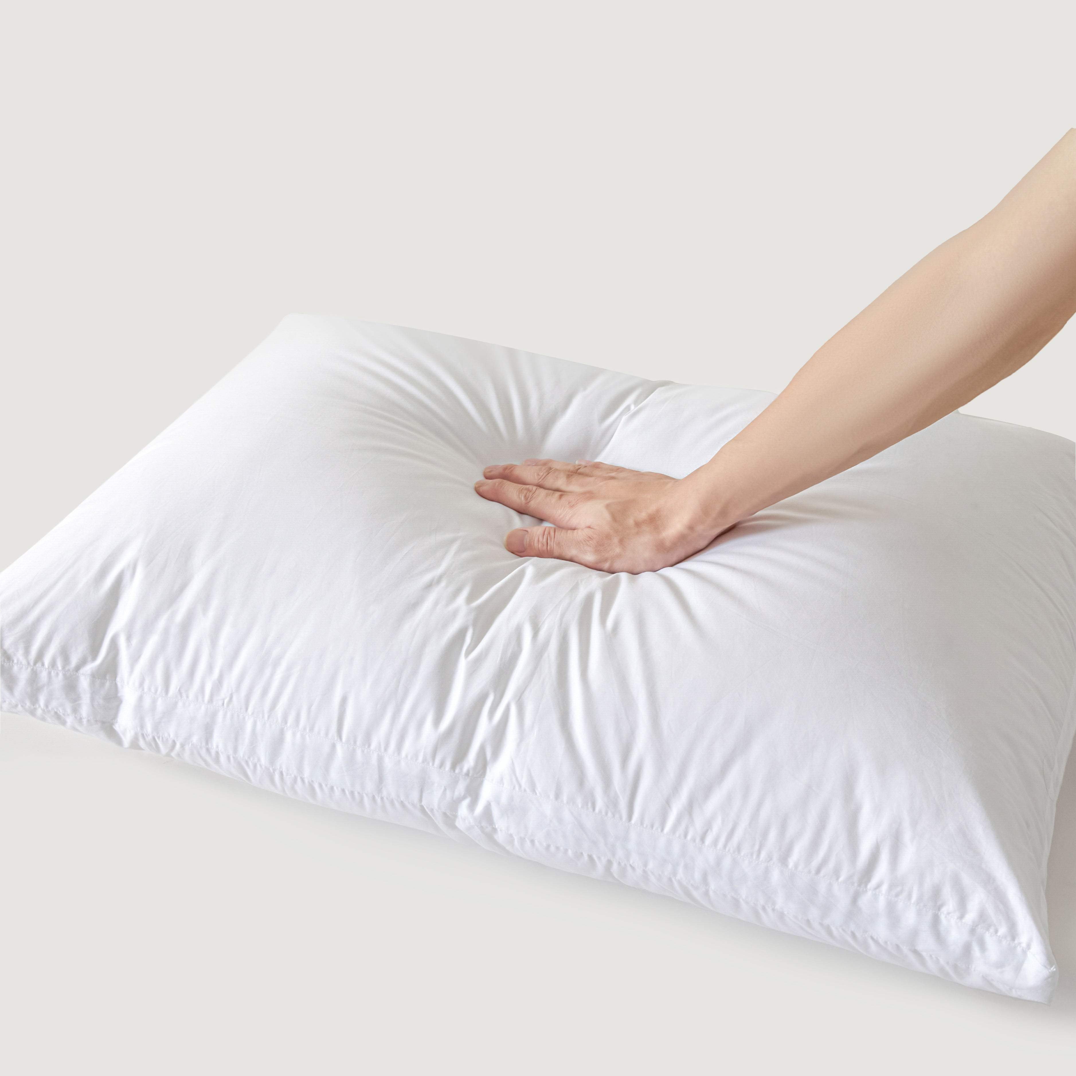 Detachable Goose Down Pillow – White