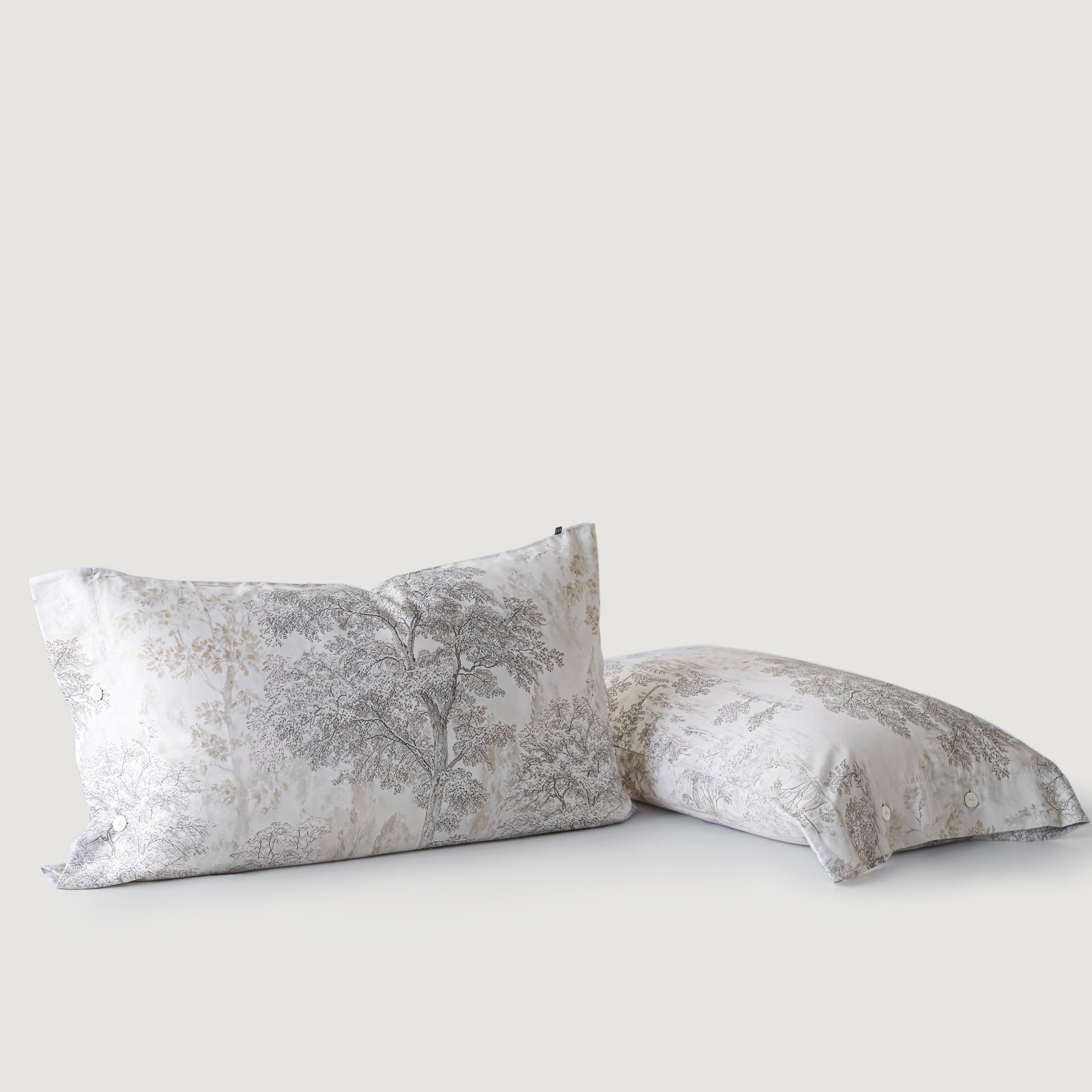Luxe Lyocell & Cotton Pillowcase – Forest Ink