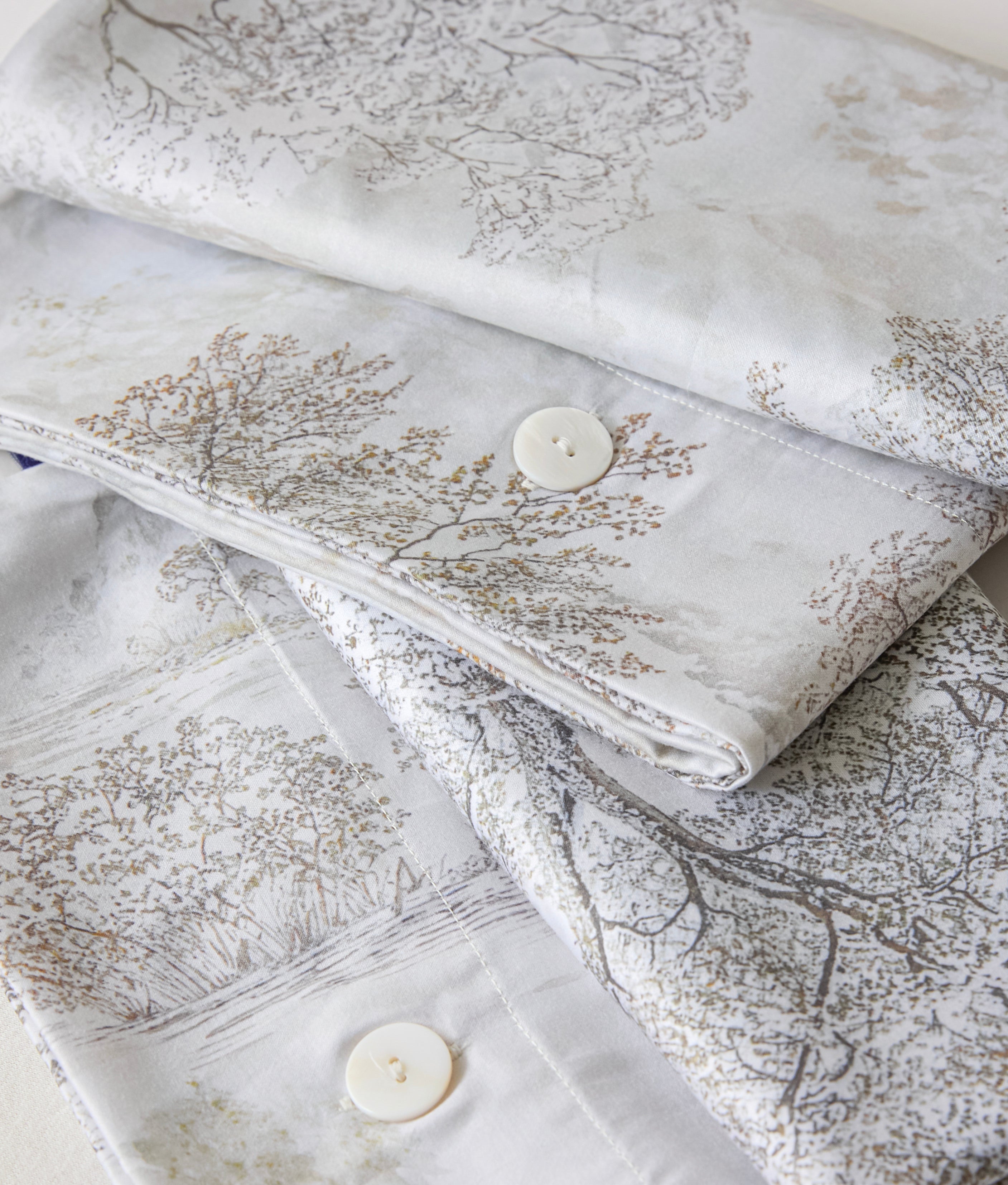 Luxe Lyocell & Cotton Pillowcase – Forest Ink