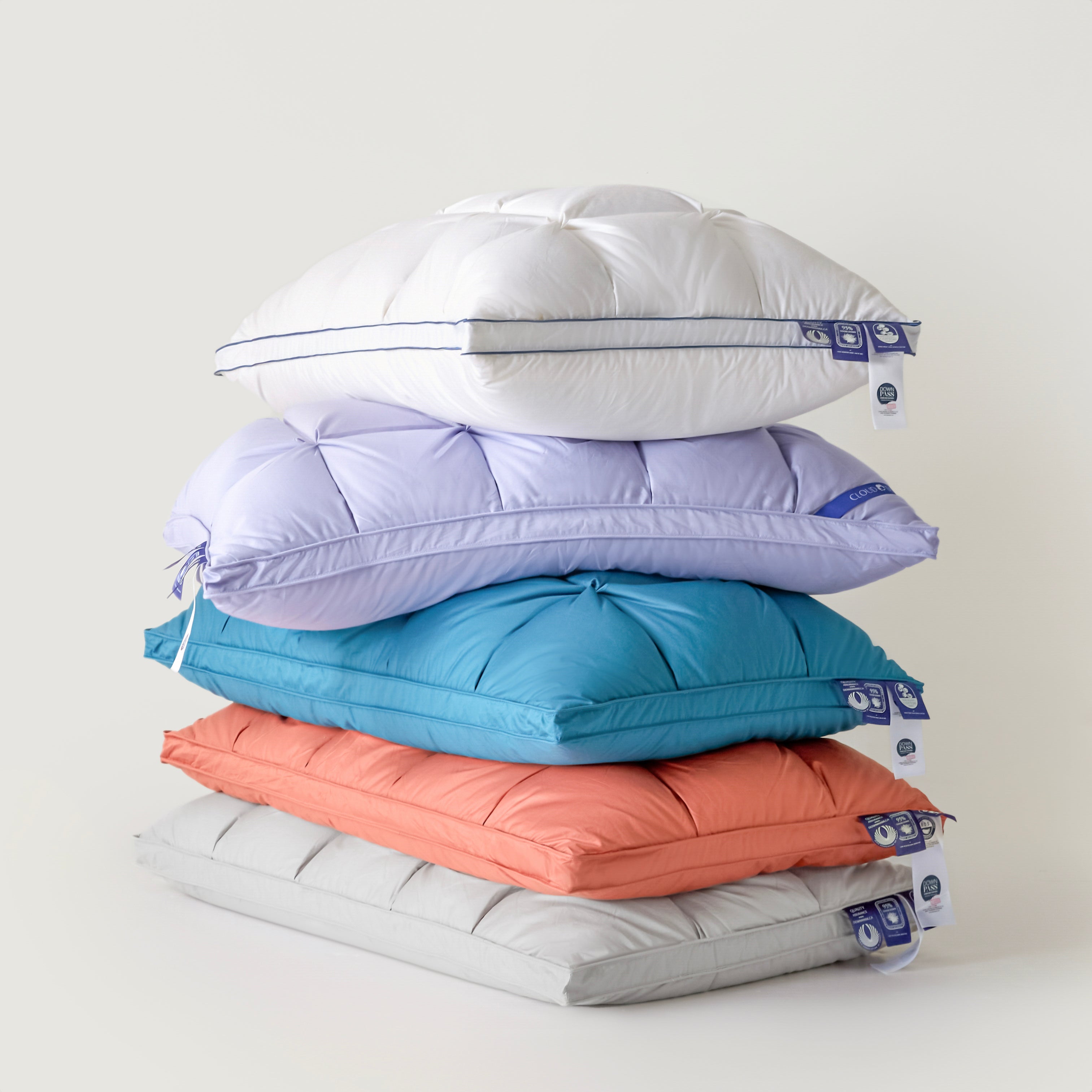 Premium Puff Grid Goose Down Pillow