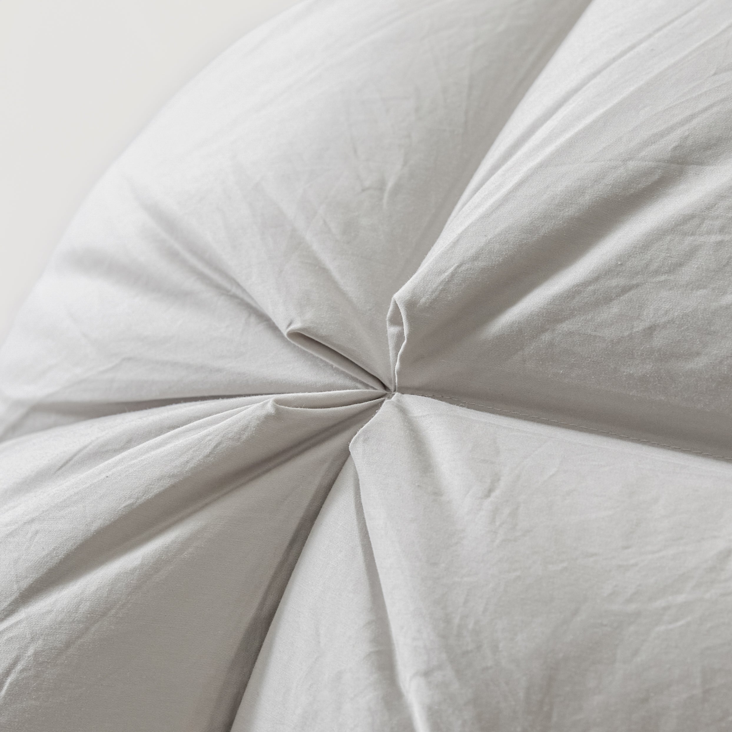 Premium Puff Grid Goose Down Pillow – Grey