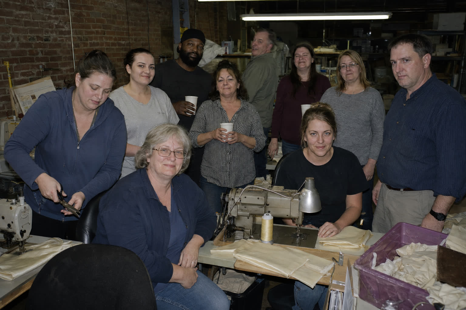 The ten-person Clouduvet workshop team