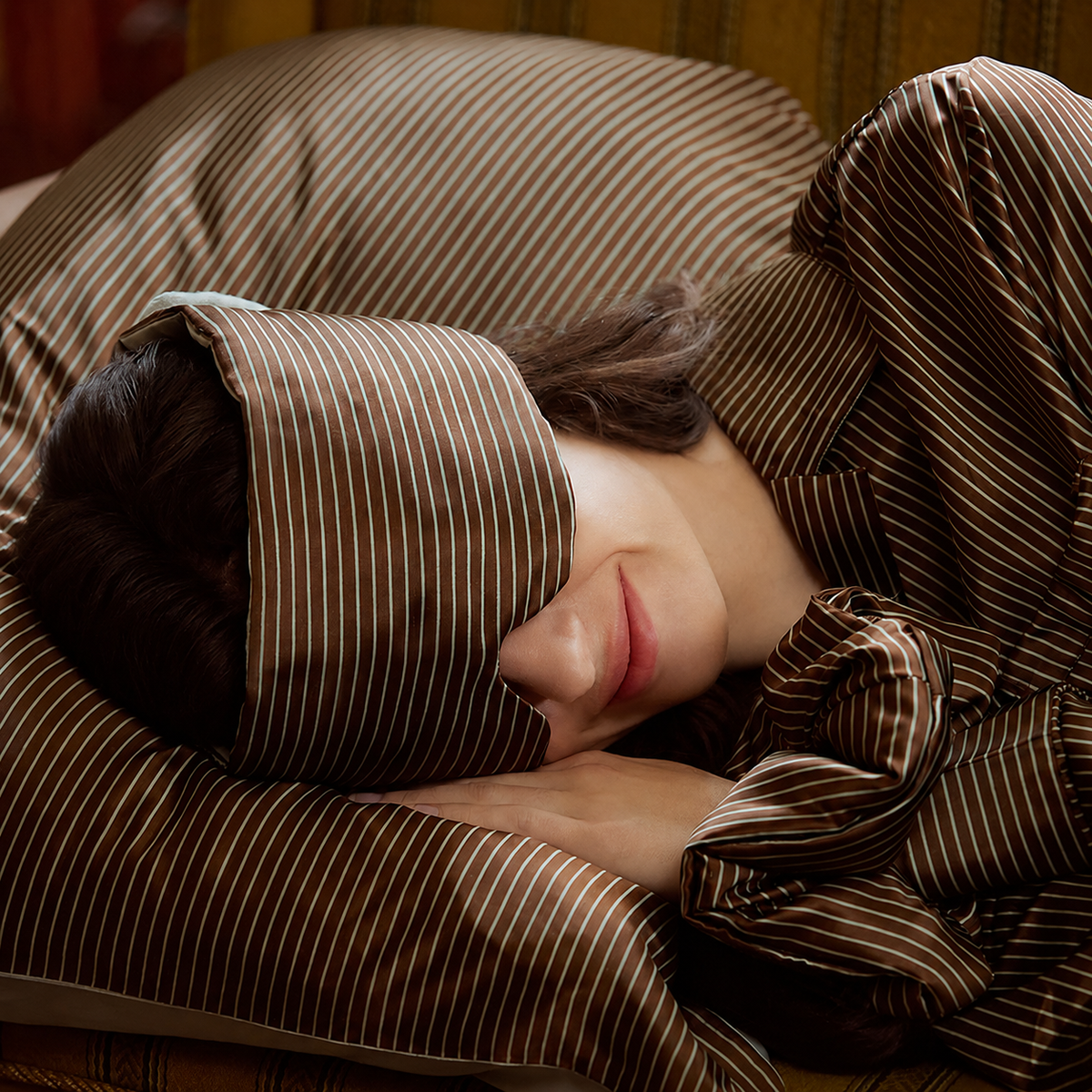 Striped Sleep Mask