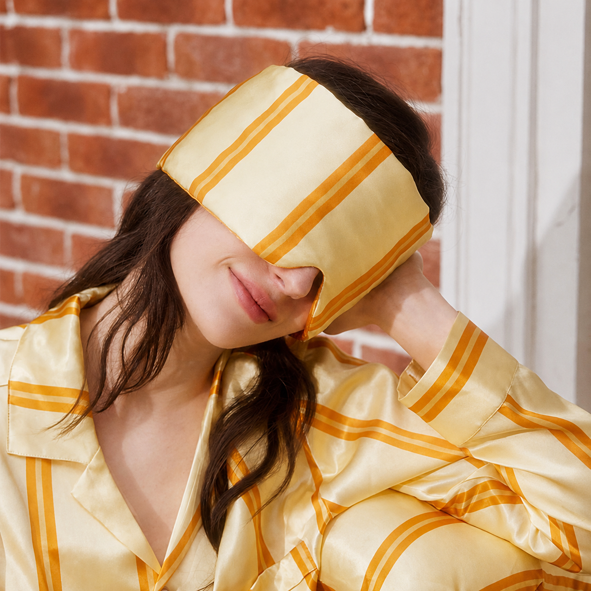 Striped Sleep Mask