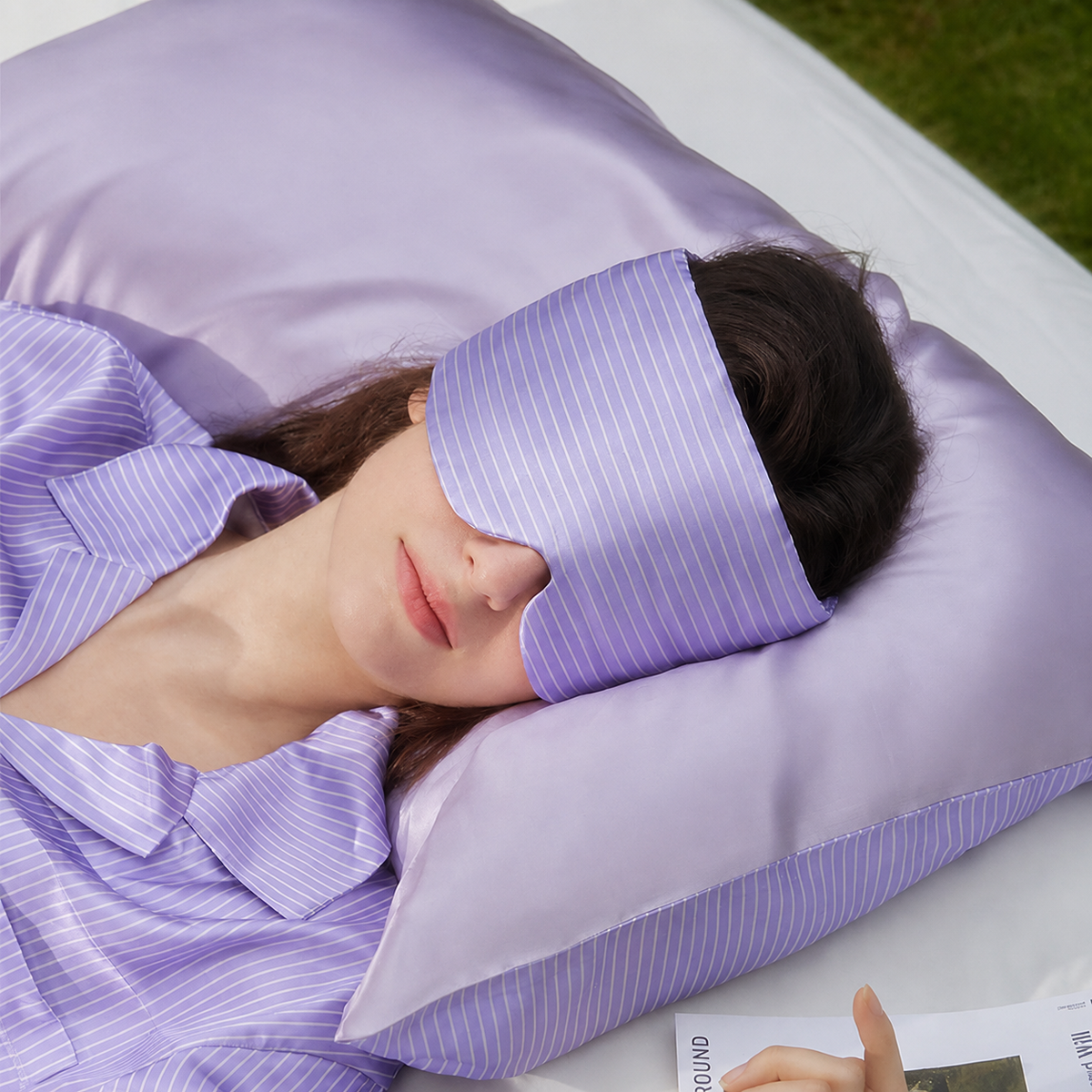 Striped Sleep Mask