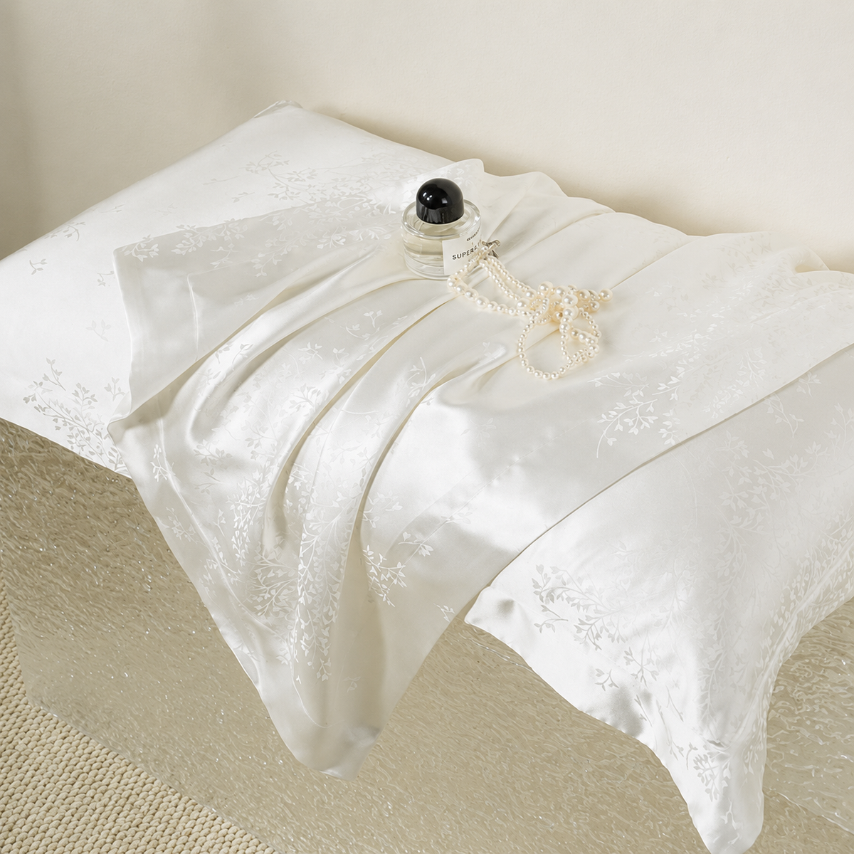 Jacquard Mulberry Silk Pillowcase