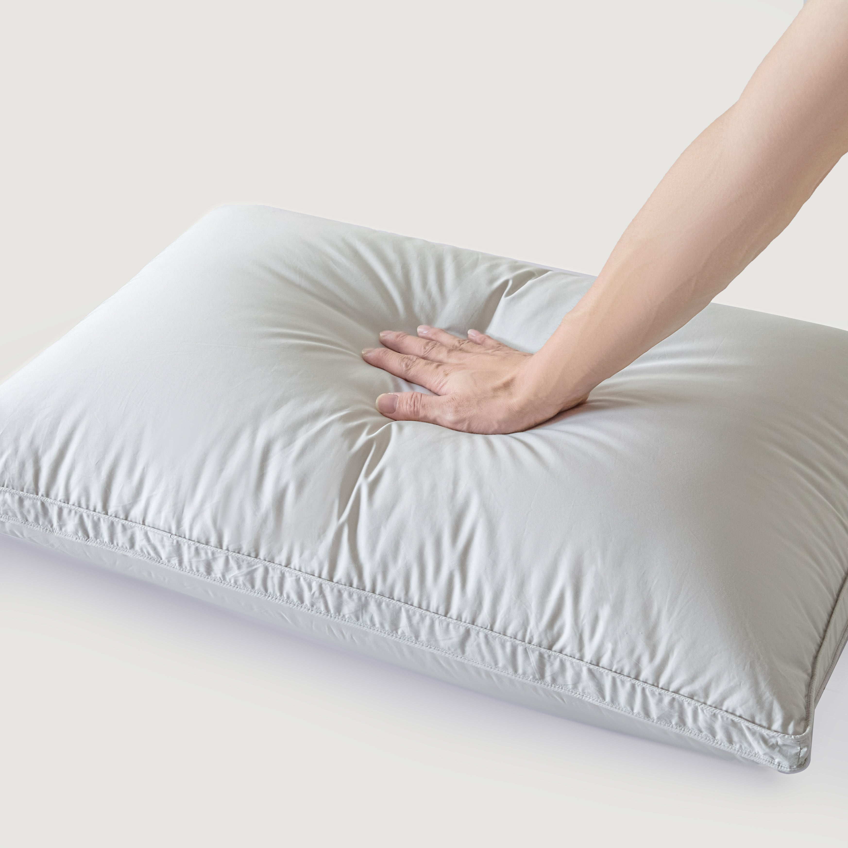 Cloud Goose Down Pillow – Grey