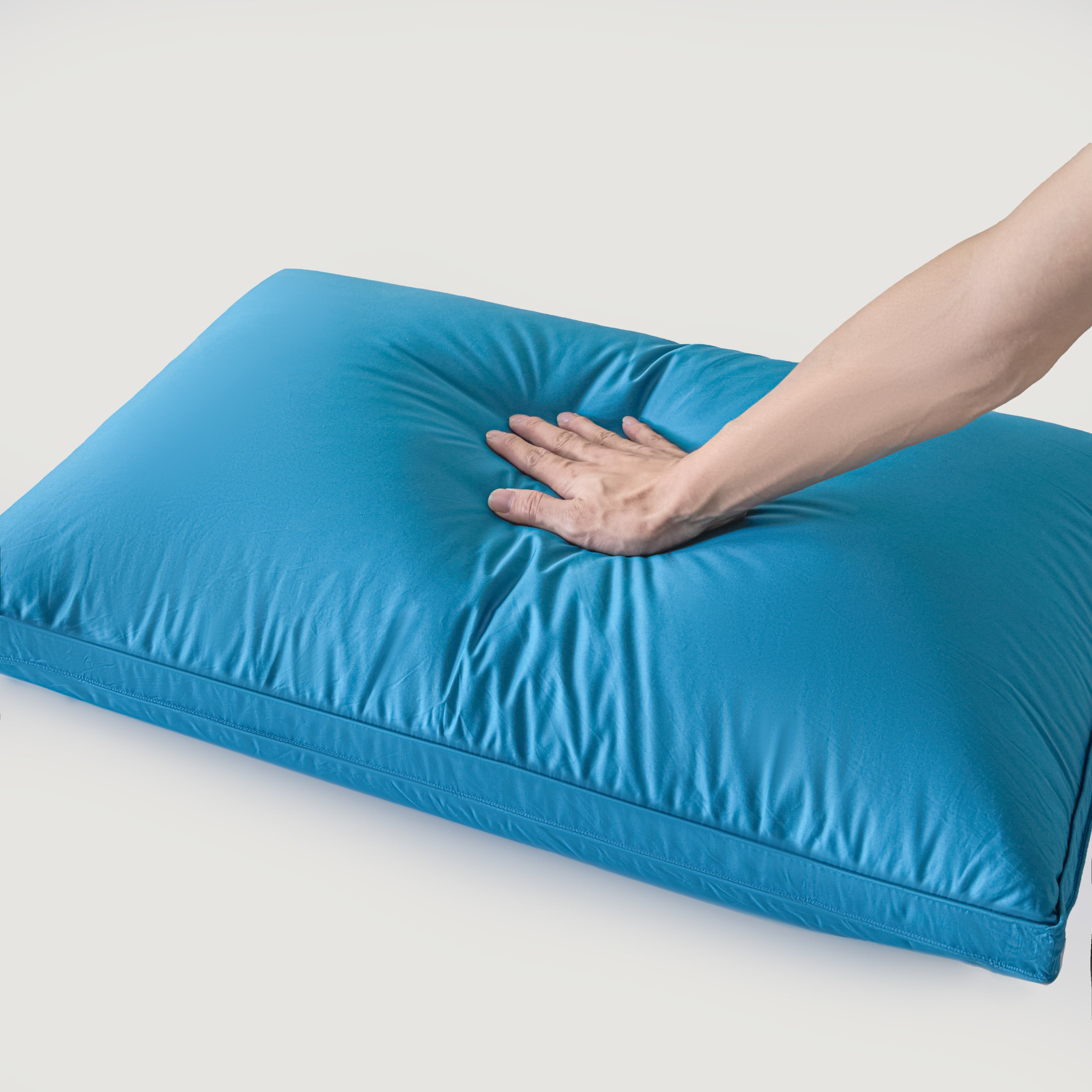 Cloud Goose Down Pillow – Blue