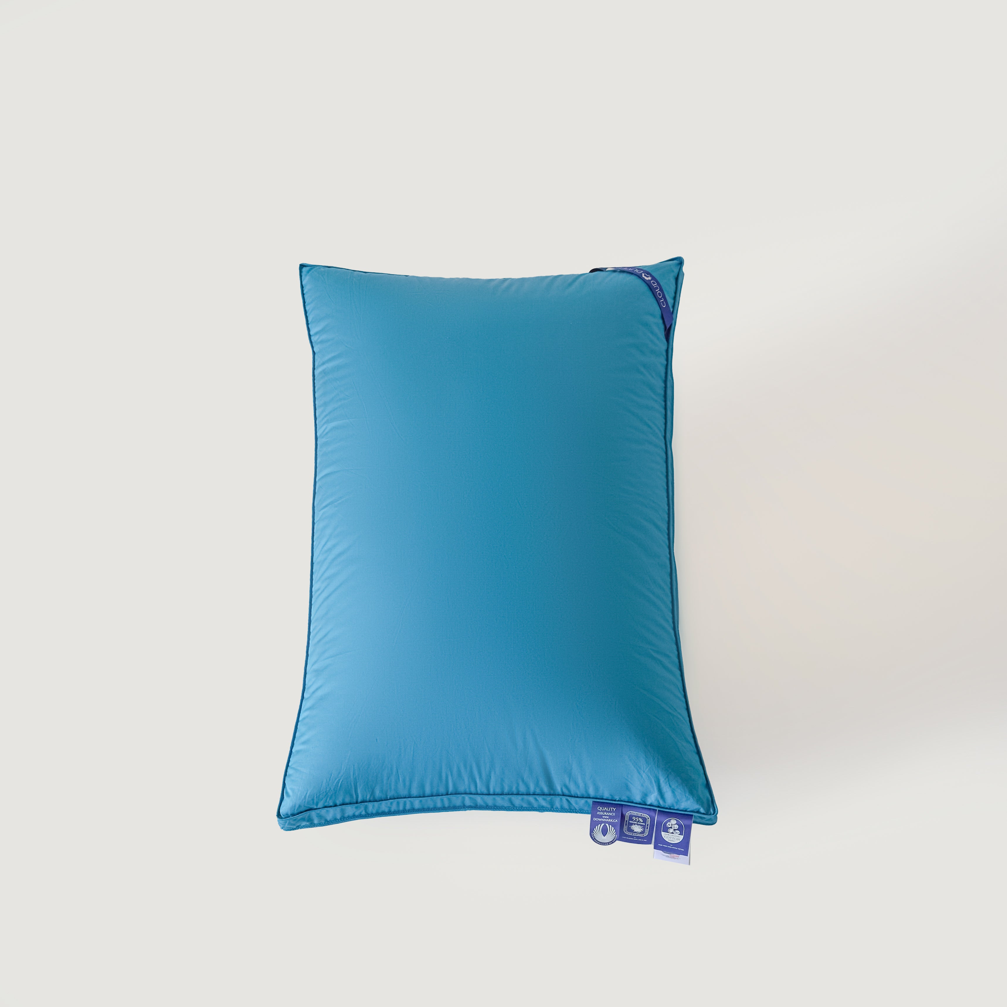 Cloud Goose Down Pillow – Blue