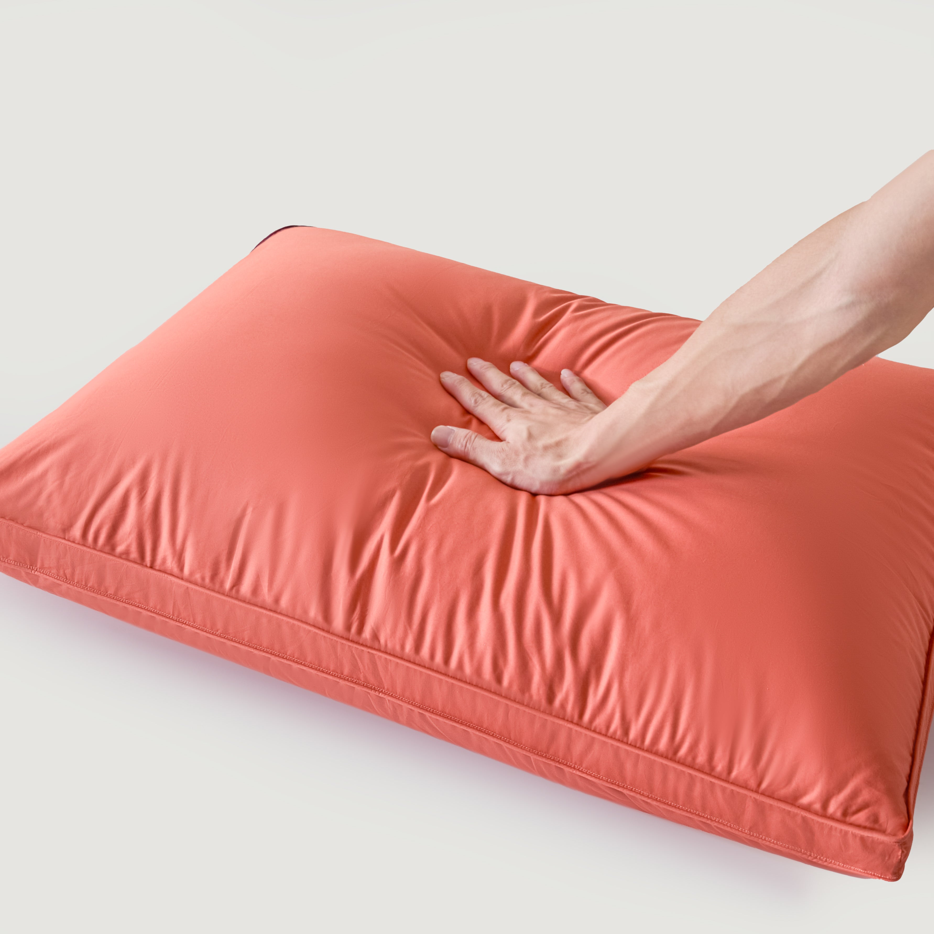 Cloud Goose Down Pillow – Orange