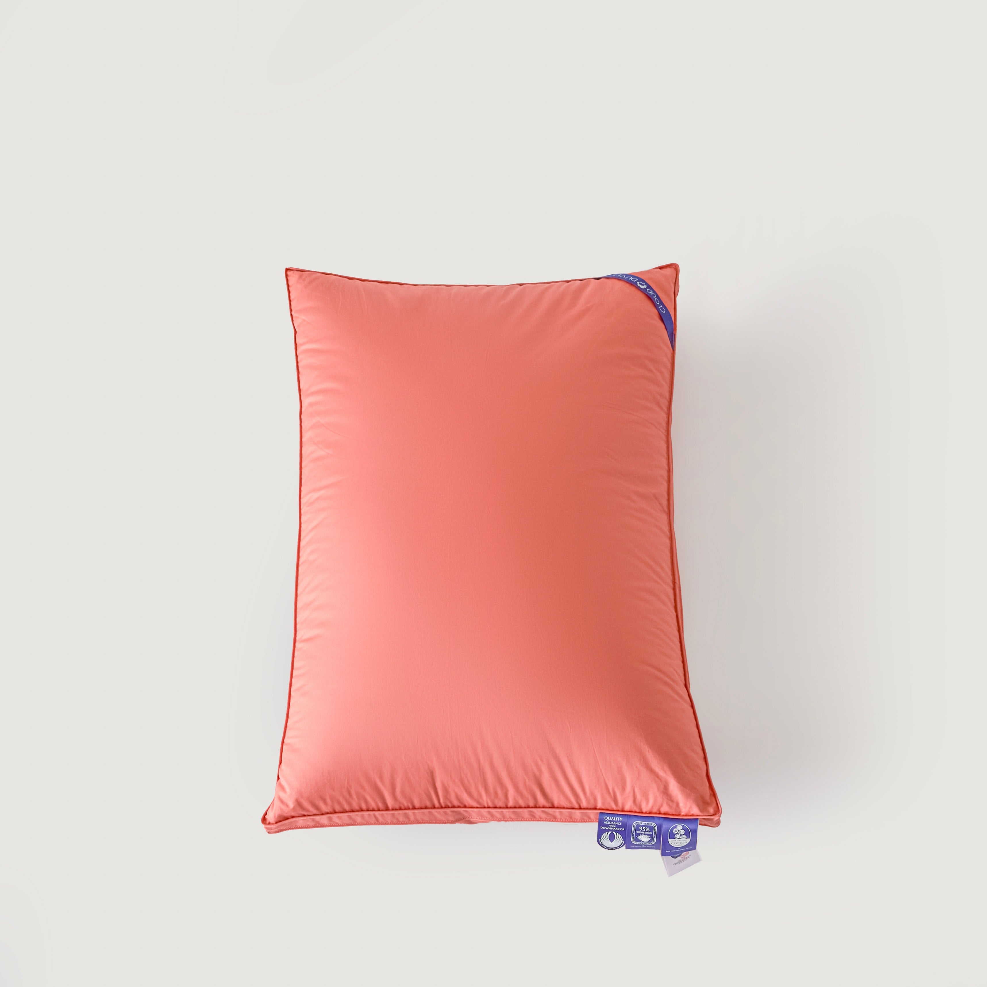 Cloud Goose Down Pillow – Orange