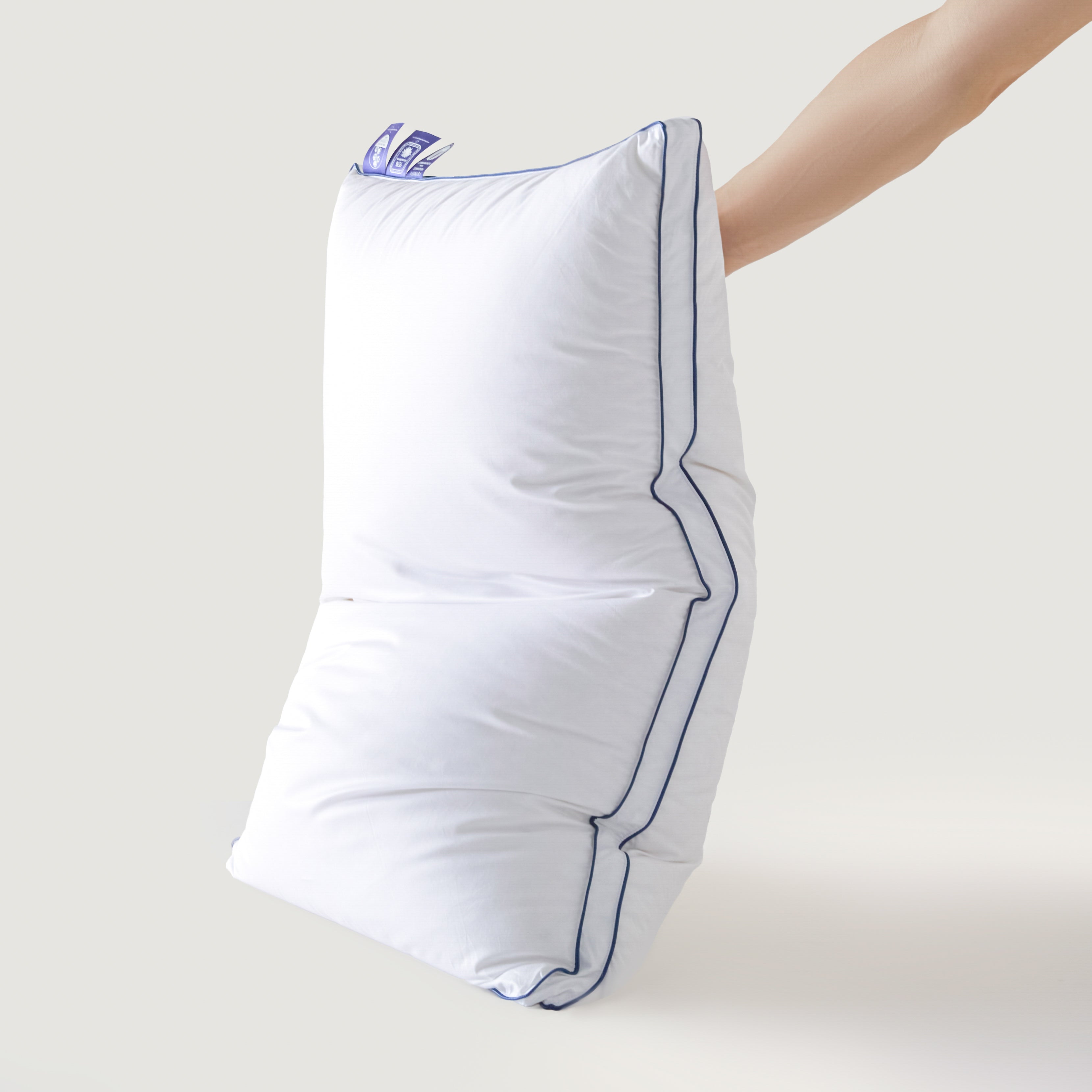 Cloud Goose Down Pillow – White