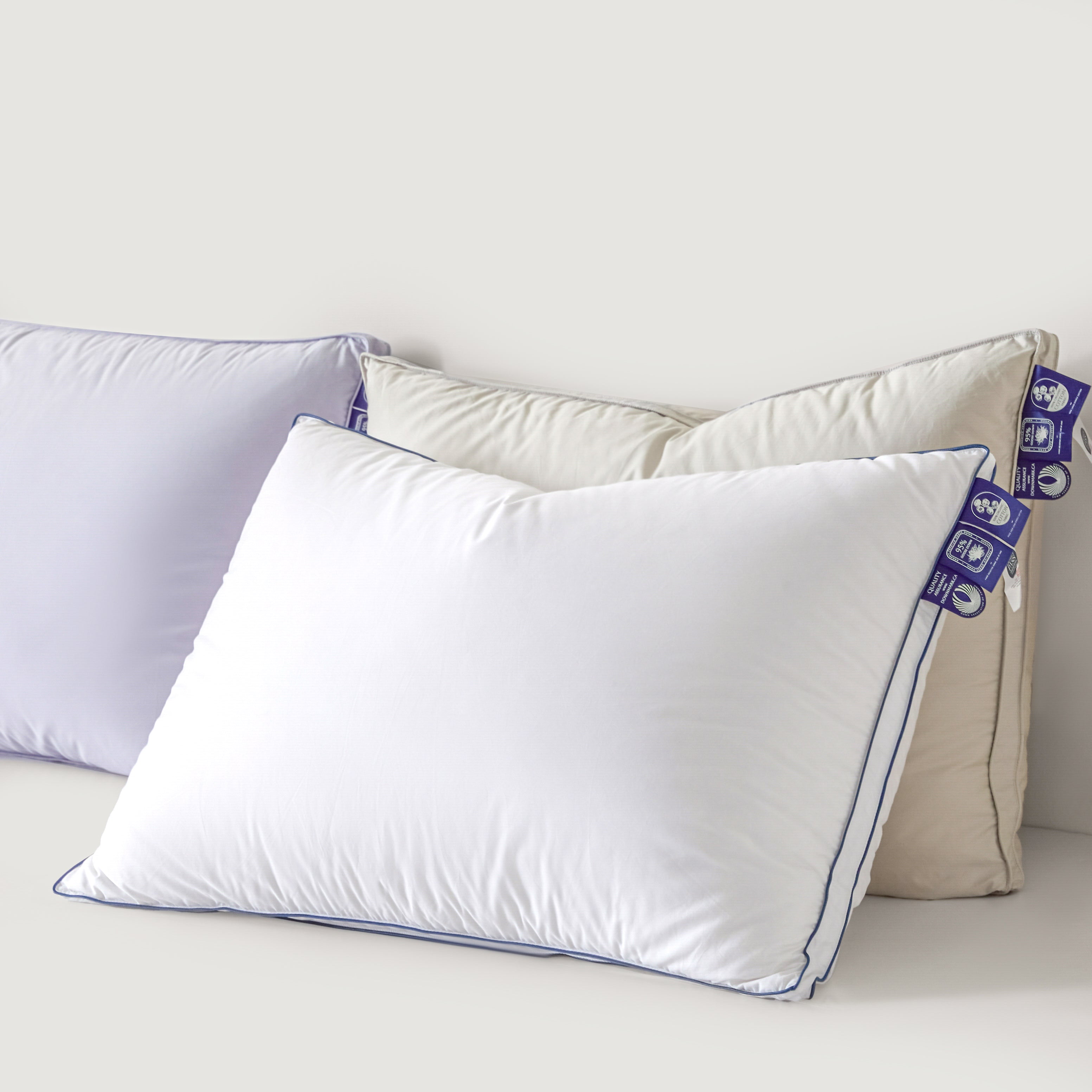 Cloud Goose Down Pillow – White