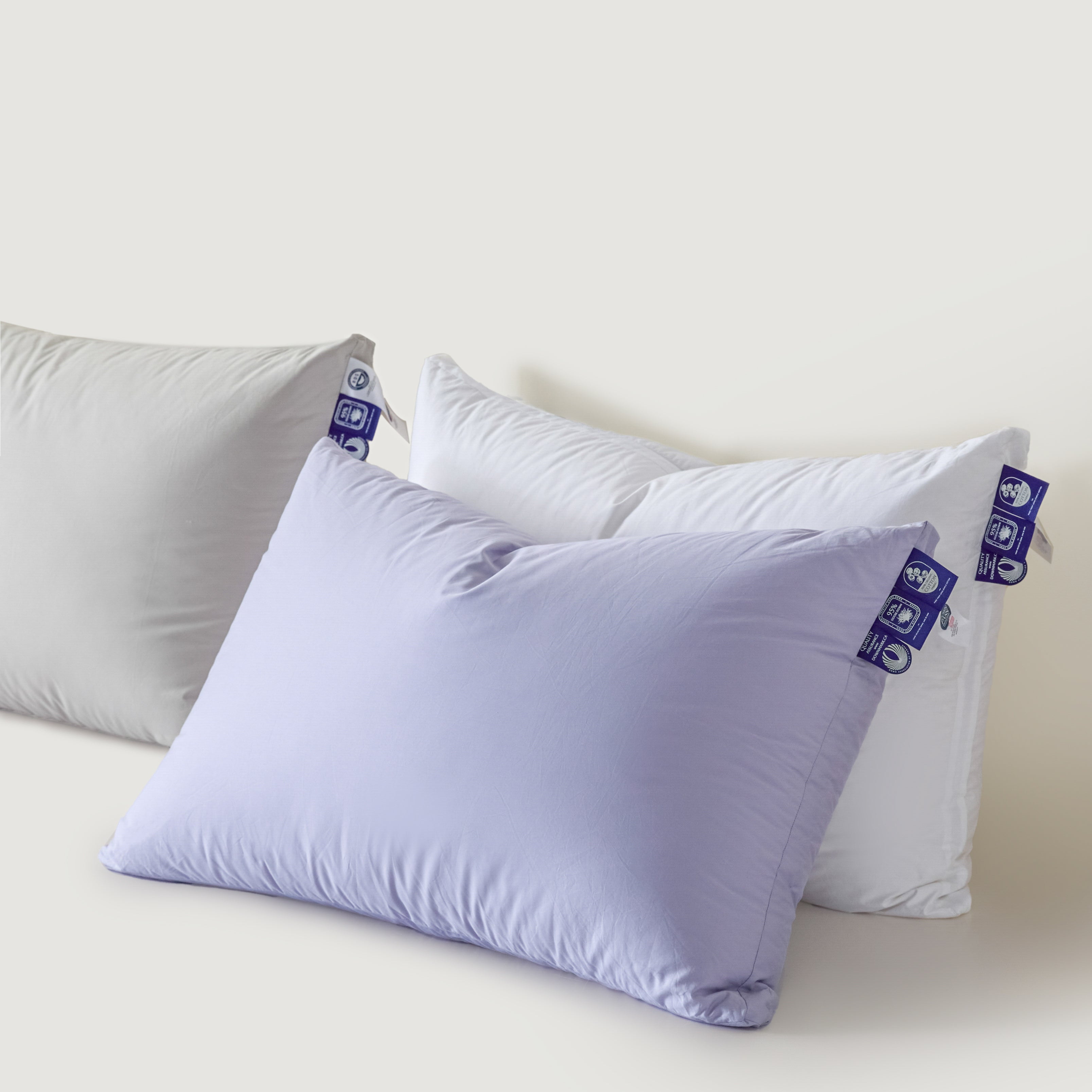 Detachable Goose Down Pillow – Purple