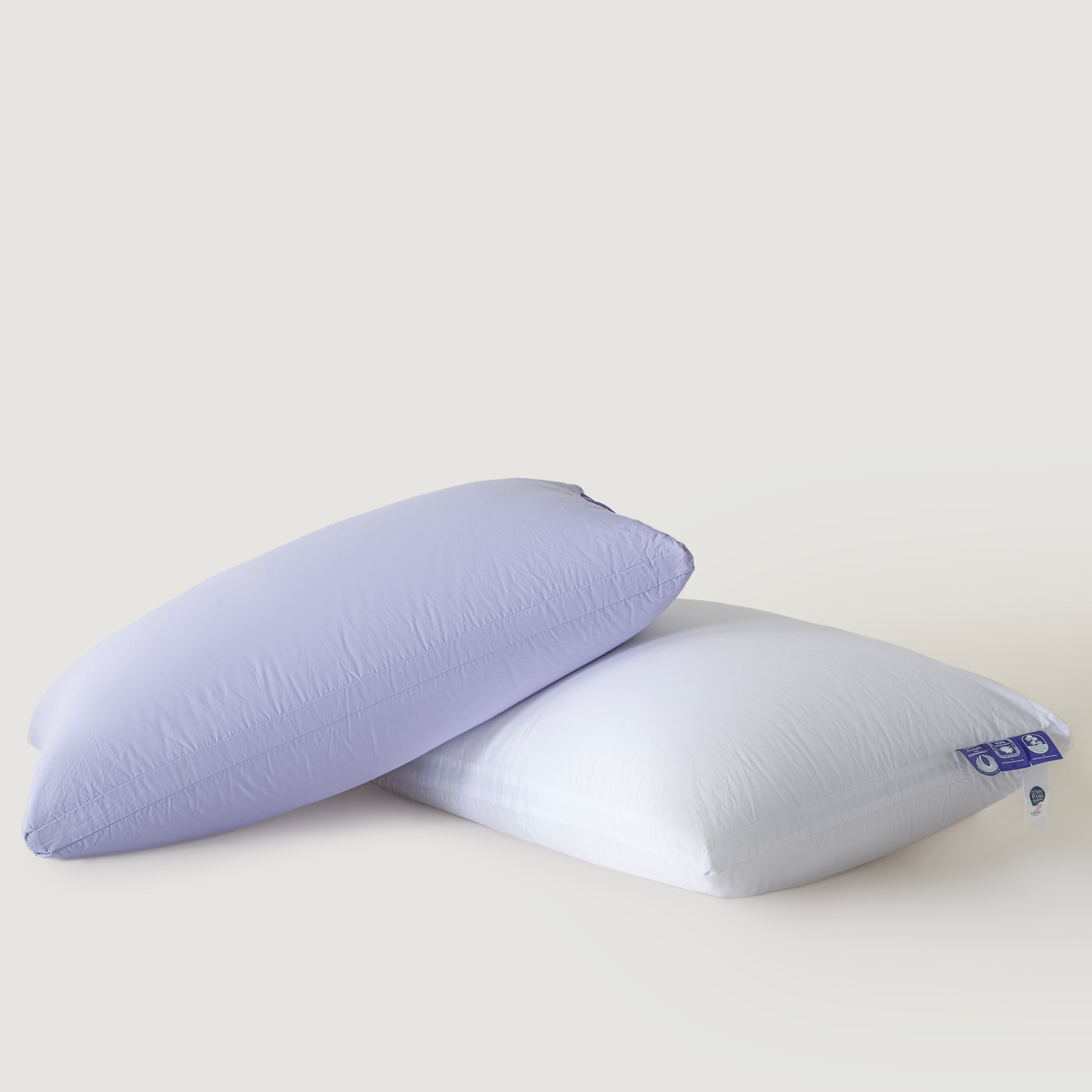 Detachable Goose Down Pillow – Purple