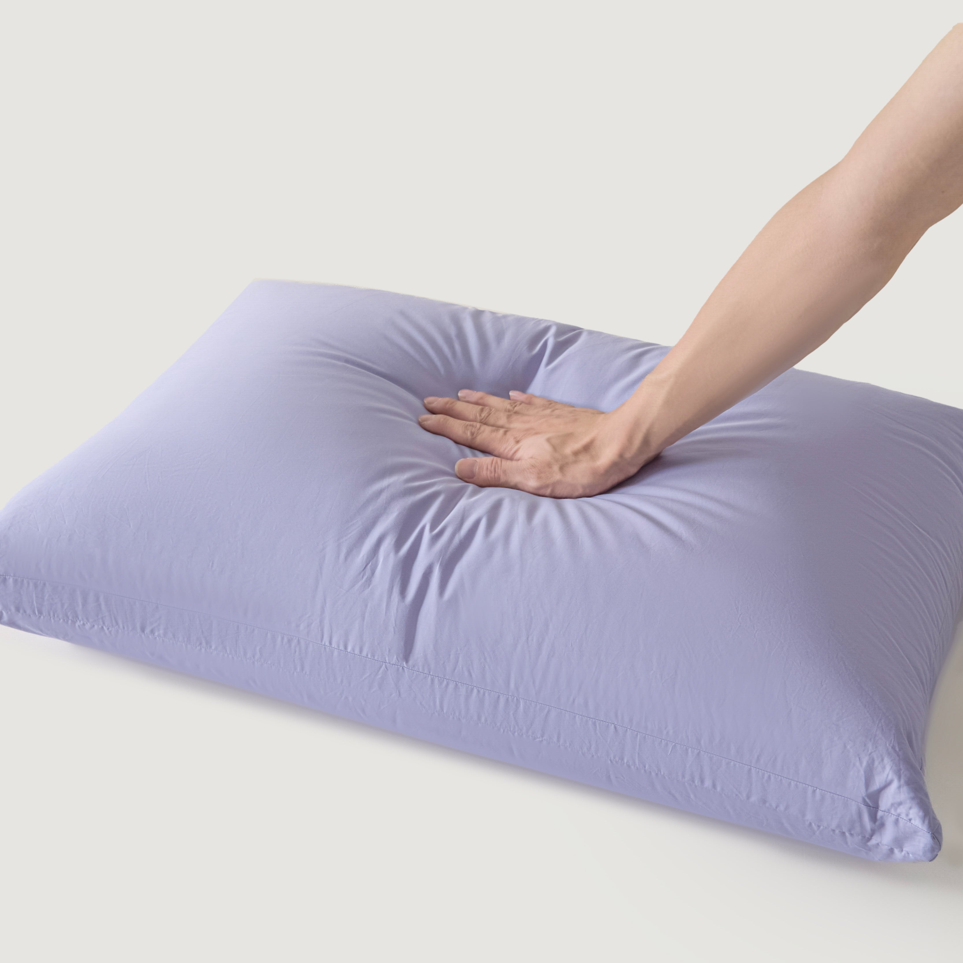Detachable Goose Down Pillow – Purple
