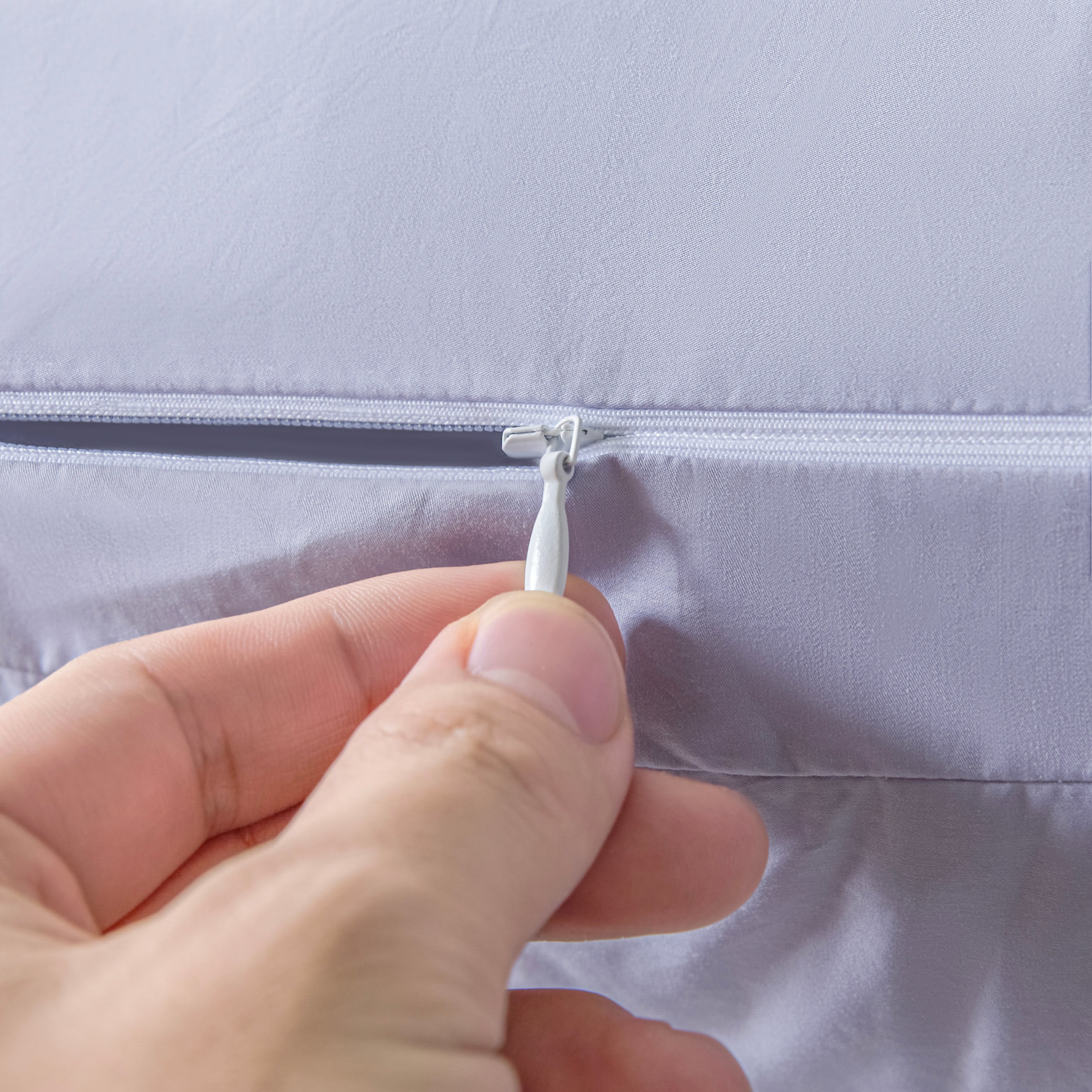 Detachable Goose Down Pillow – Purple