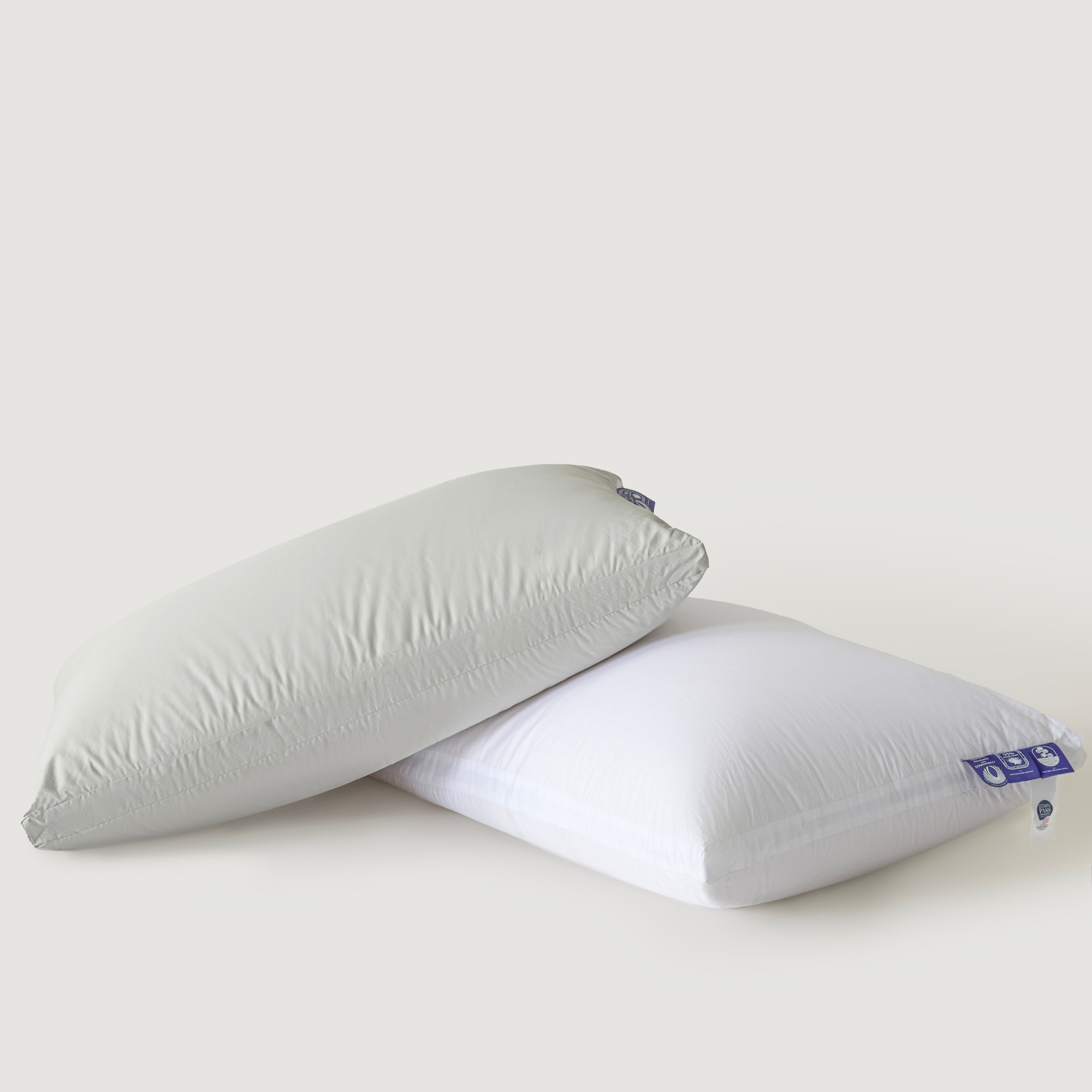 Detachable Goose Down Pillow – Grey