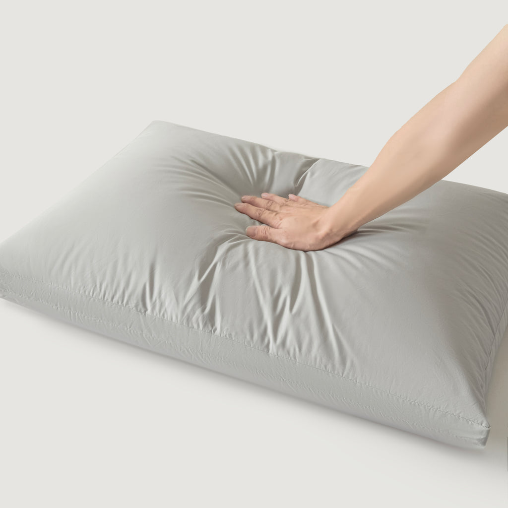Detachable Goose Down Pillow – Grey