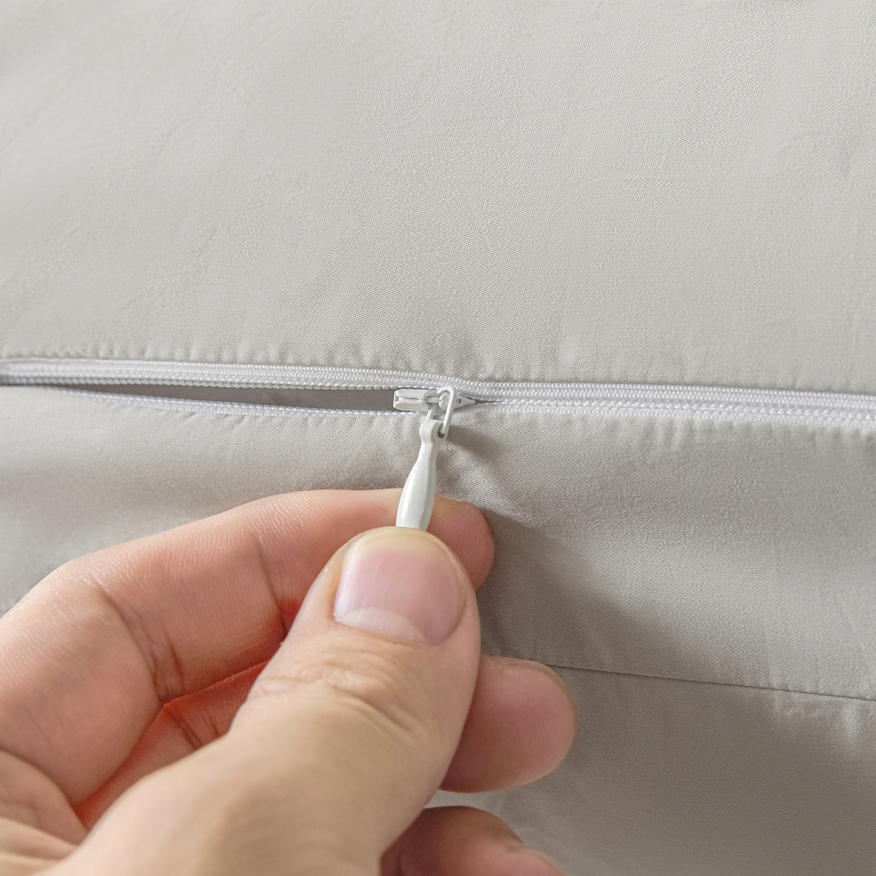 Detachable Goose Down Pillow – Grey