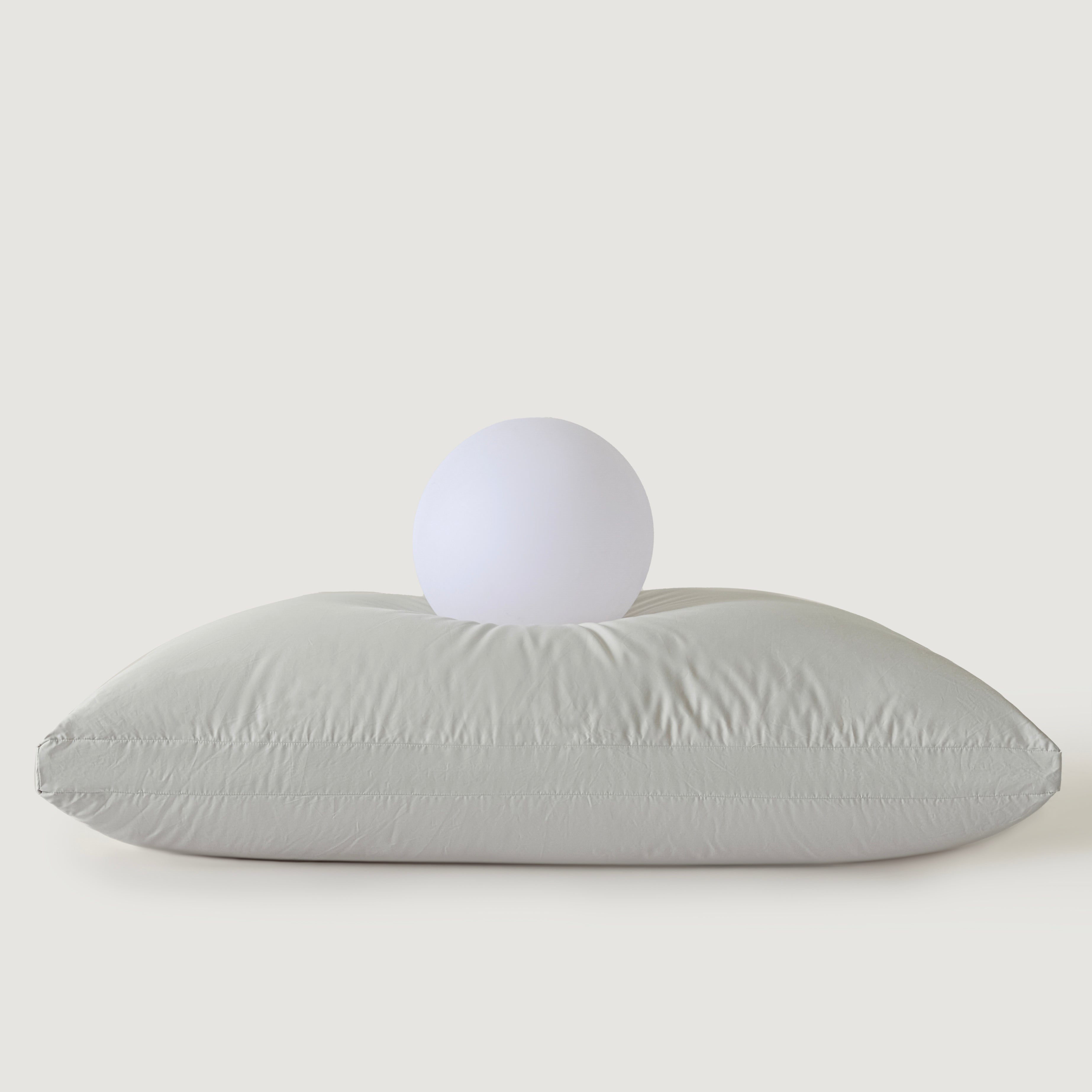 Detachable Goose Down Pillow – Grey