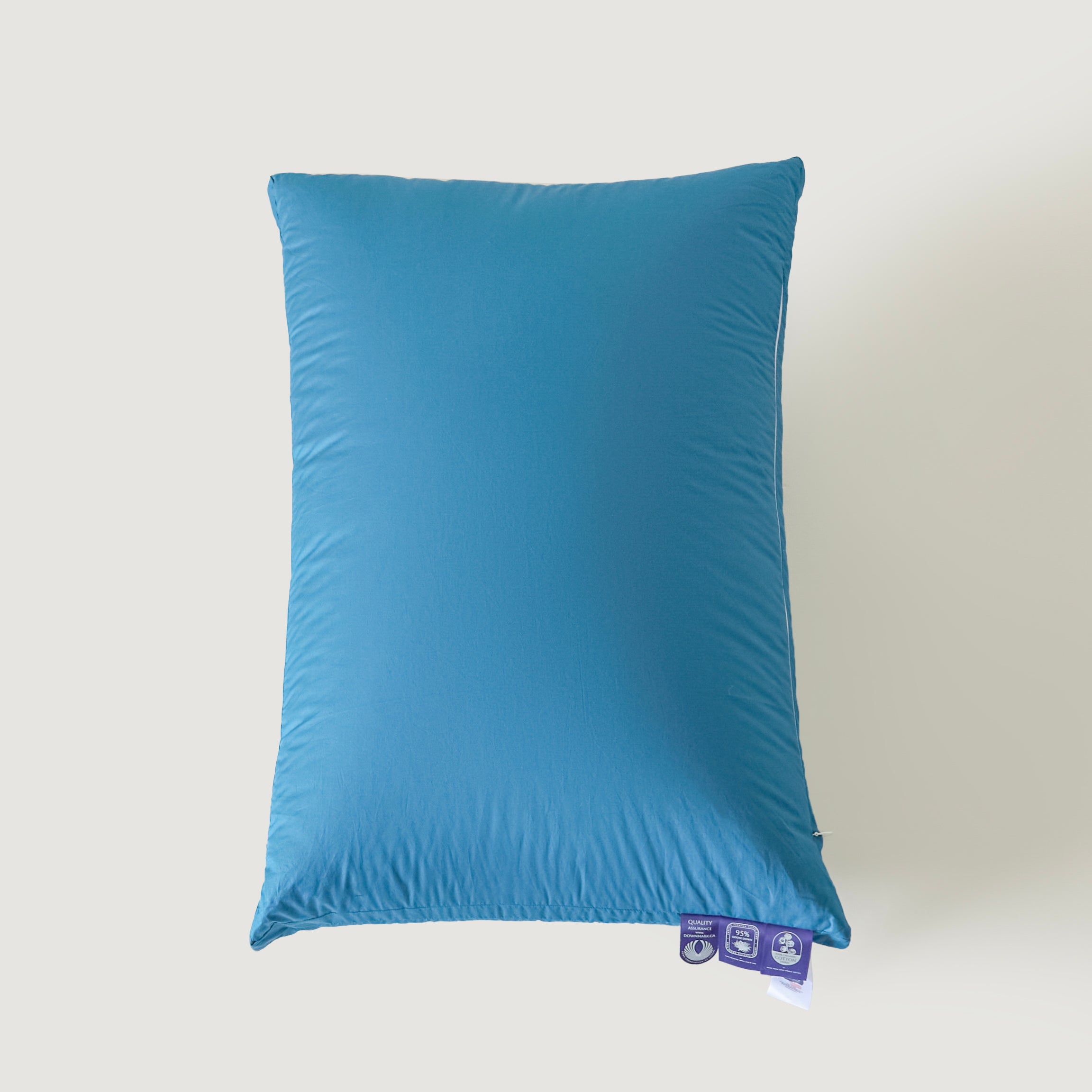 Detachable Goose Down Pillow – Blue