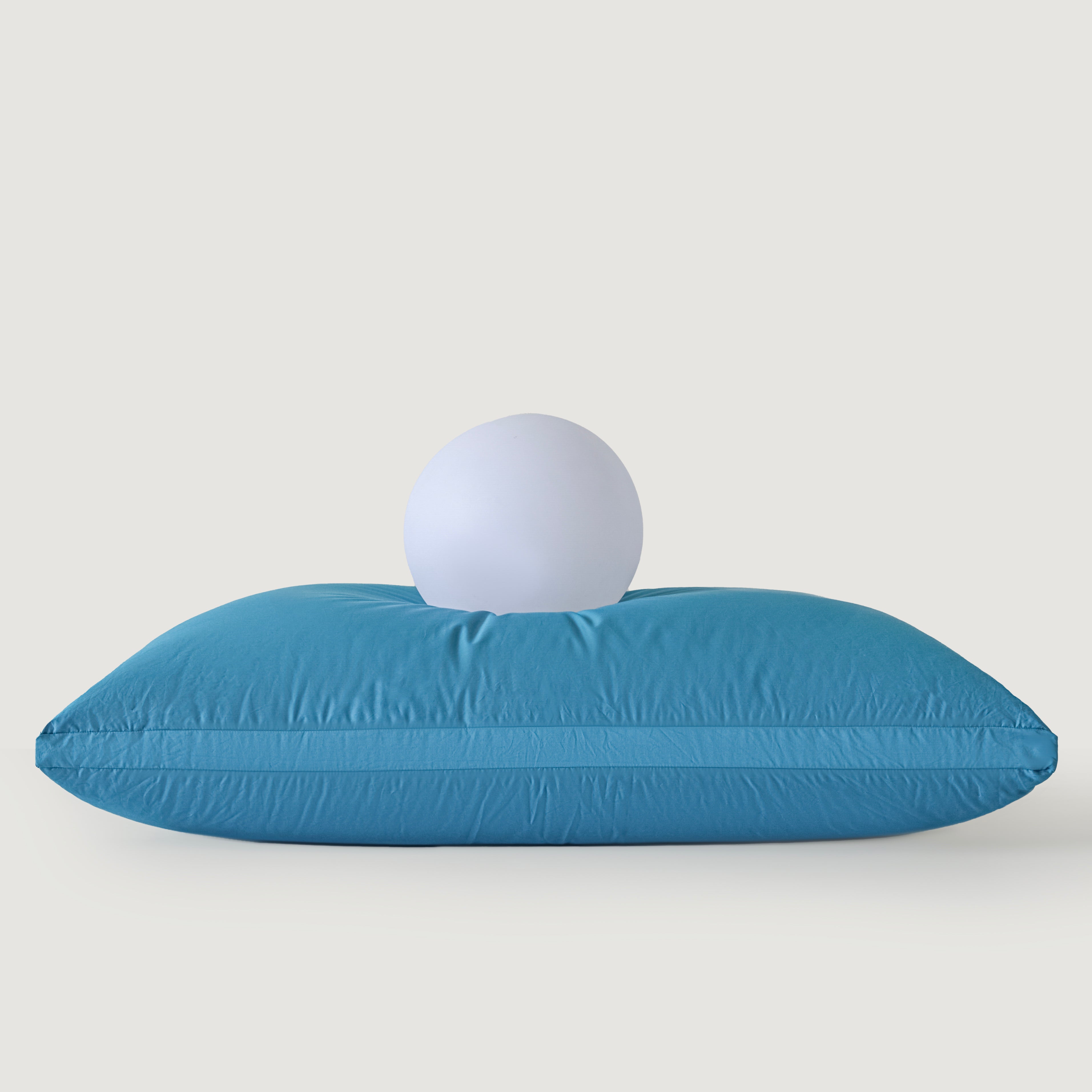 Detachable Goose Down Pillow – Blue