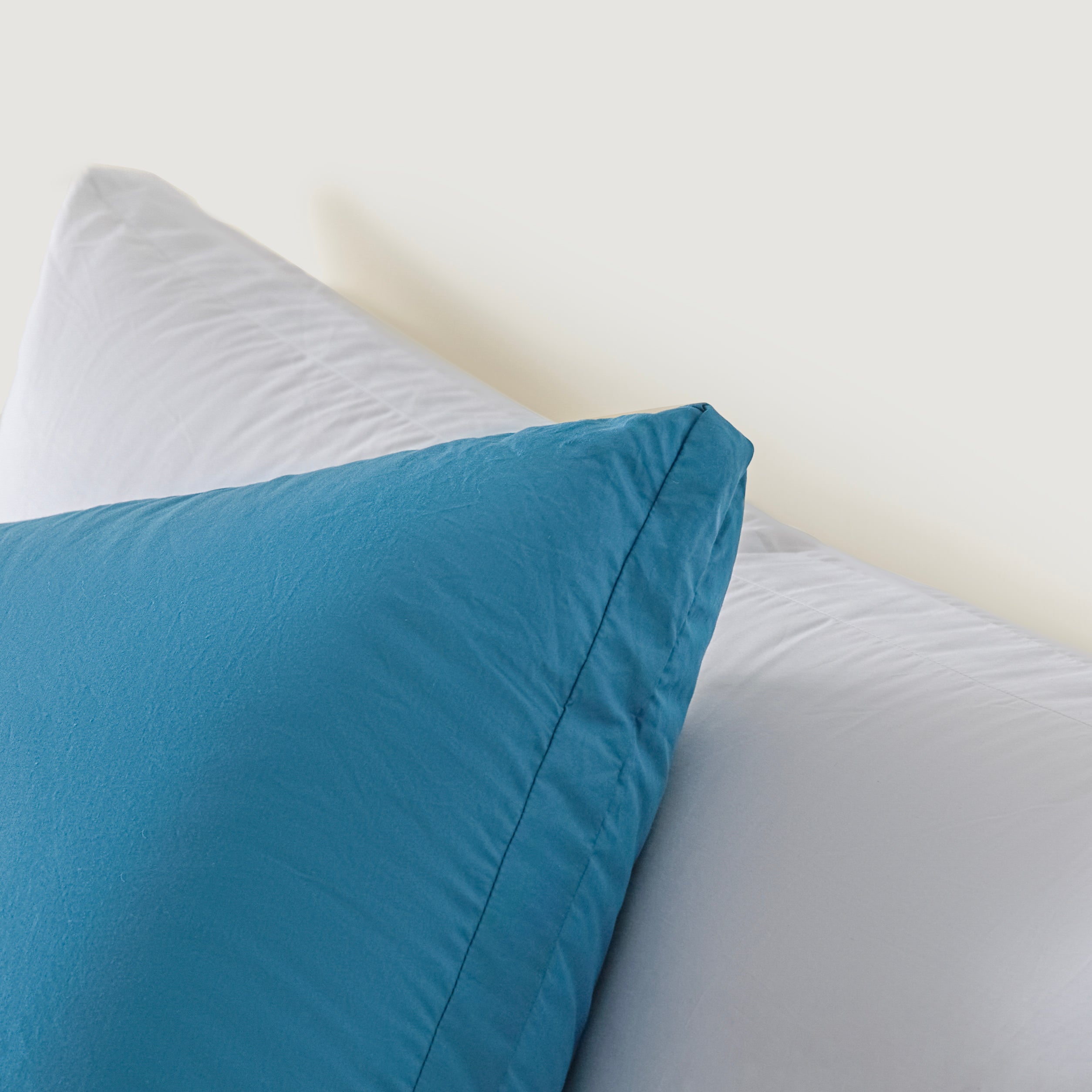 Detachable Goose Down Pillow – Blue