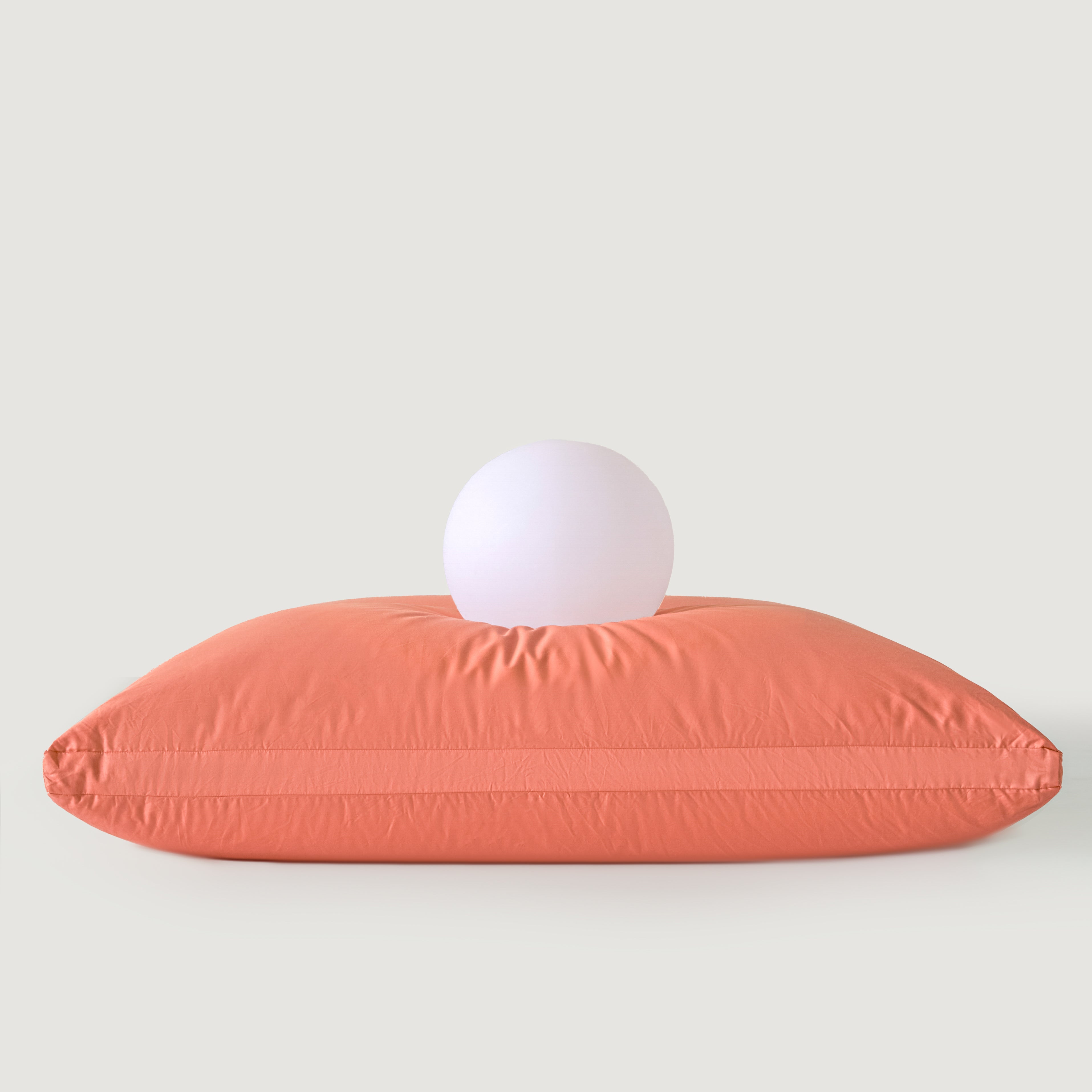Detachable Goose Down Pillow – Orange