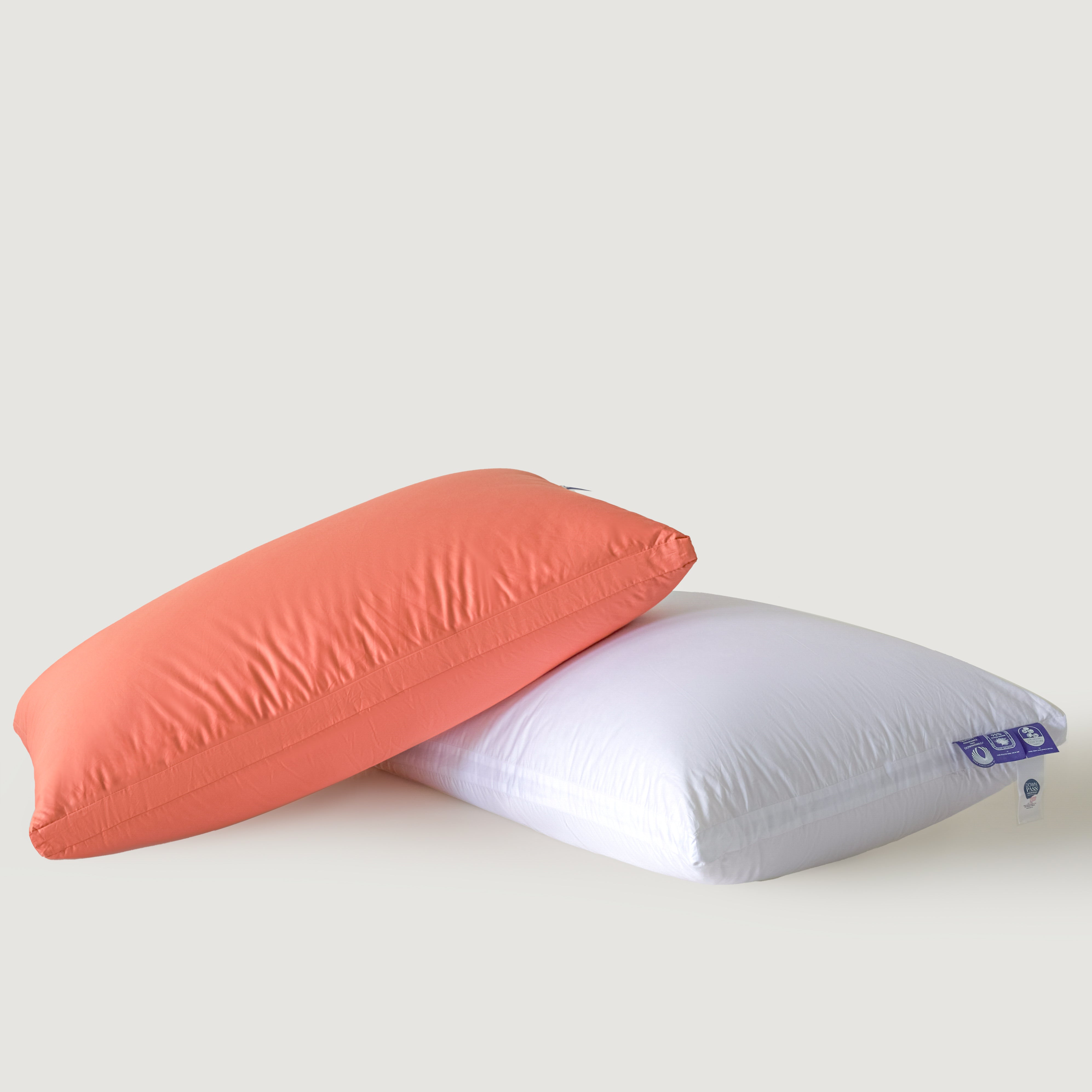 Detachable Goose Down Pillow – Orange