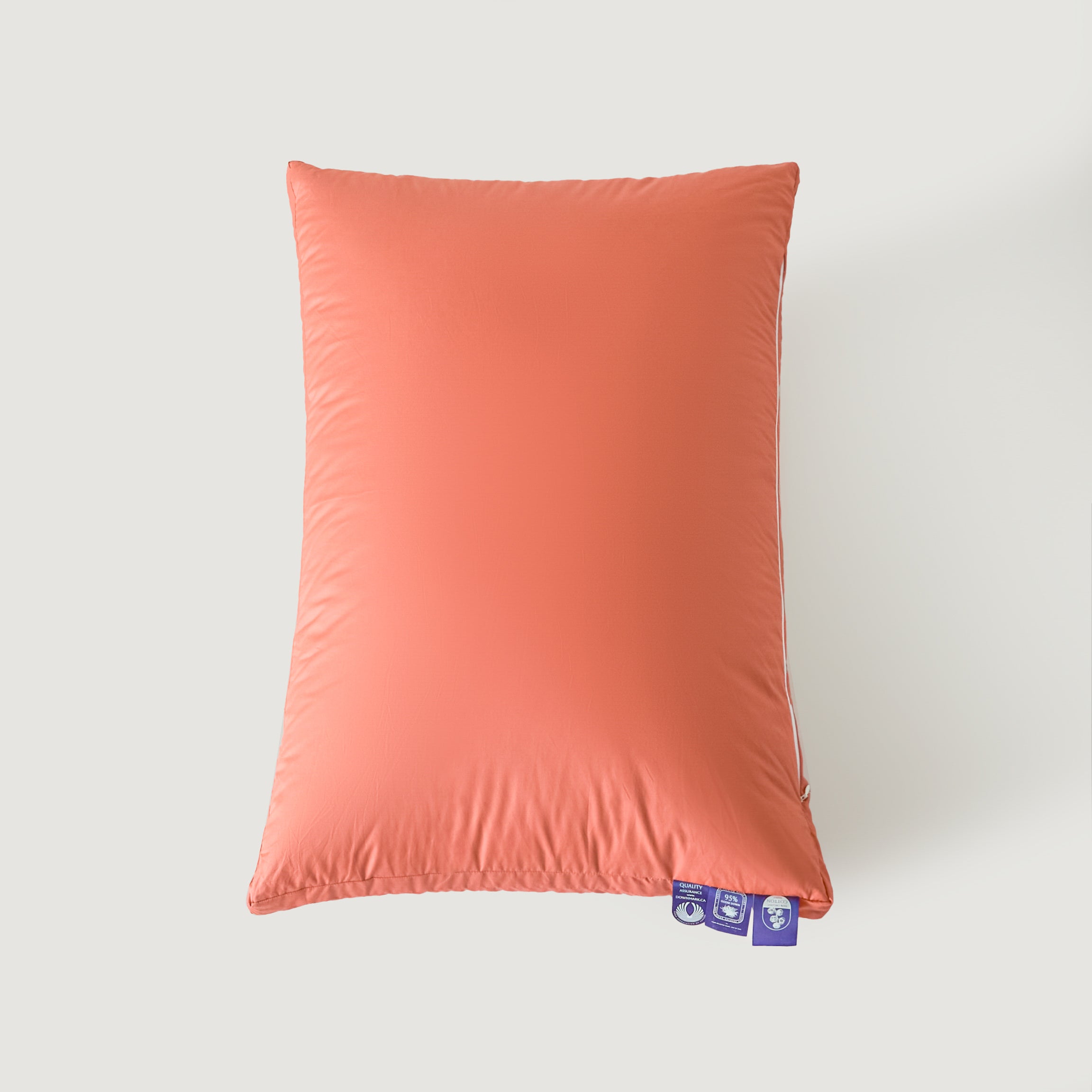 Detachable Goose Down Pillow – Orange