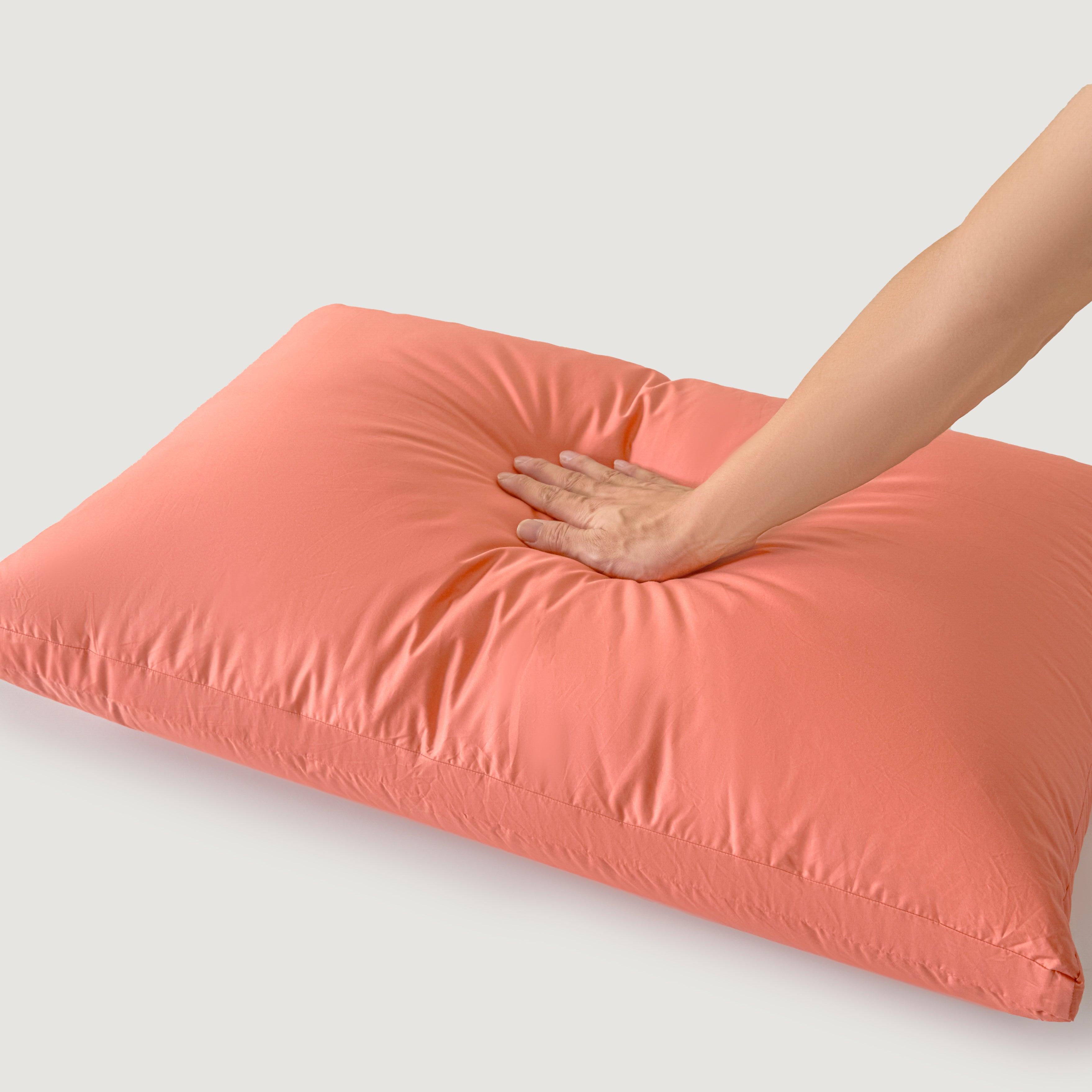 Detachable Goose Down Pillow – Orange