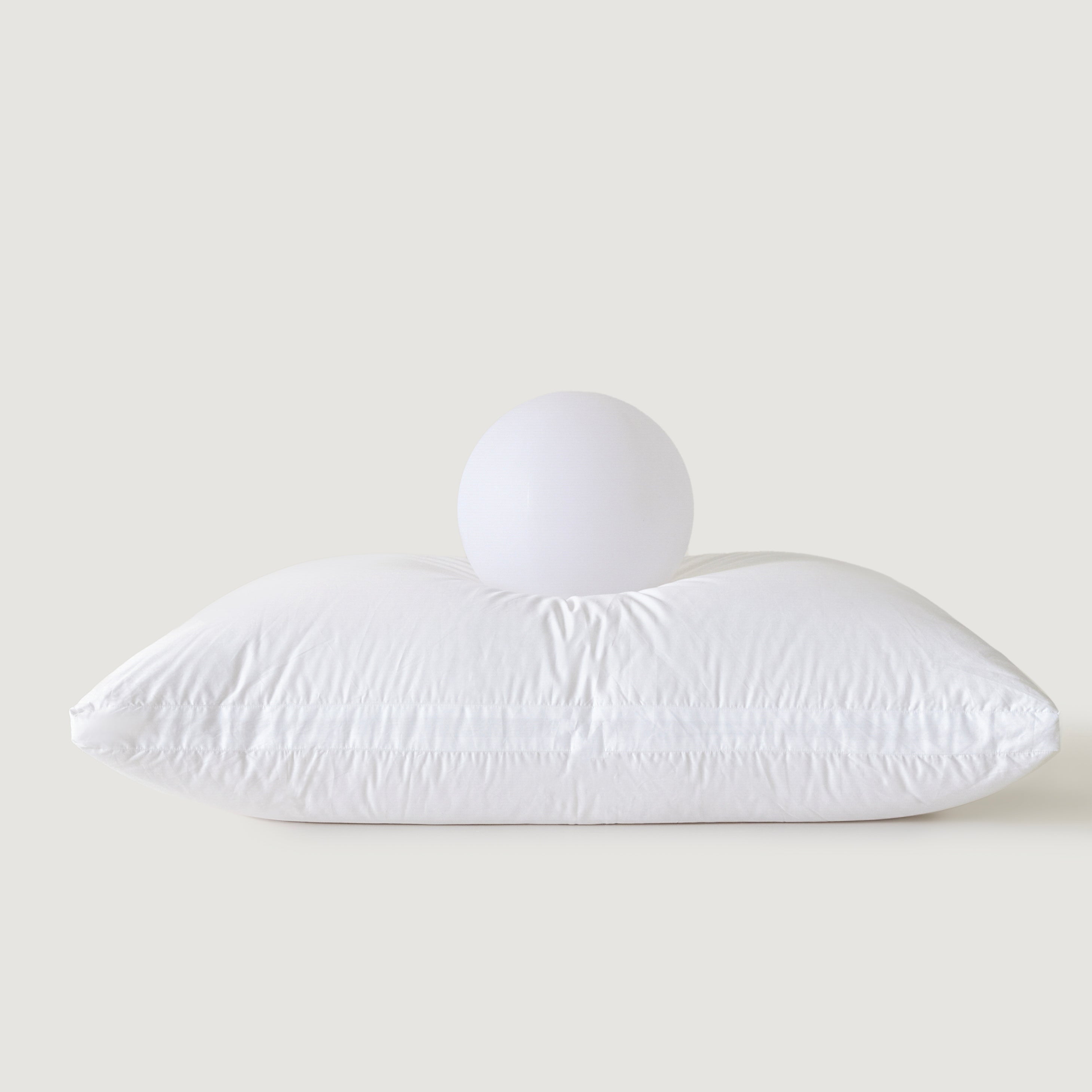 Detachable Goose Down Pillow – White