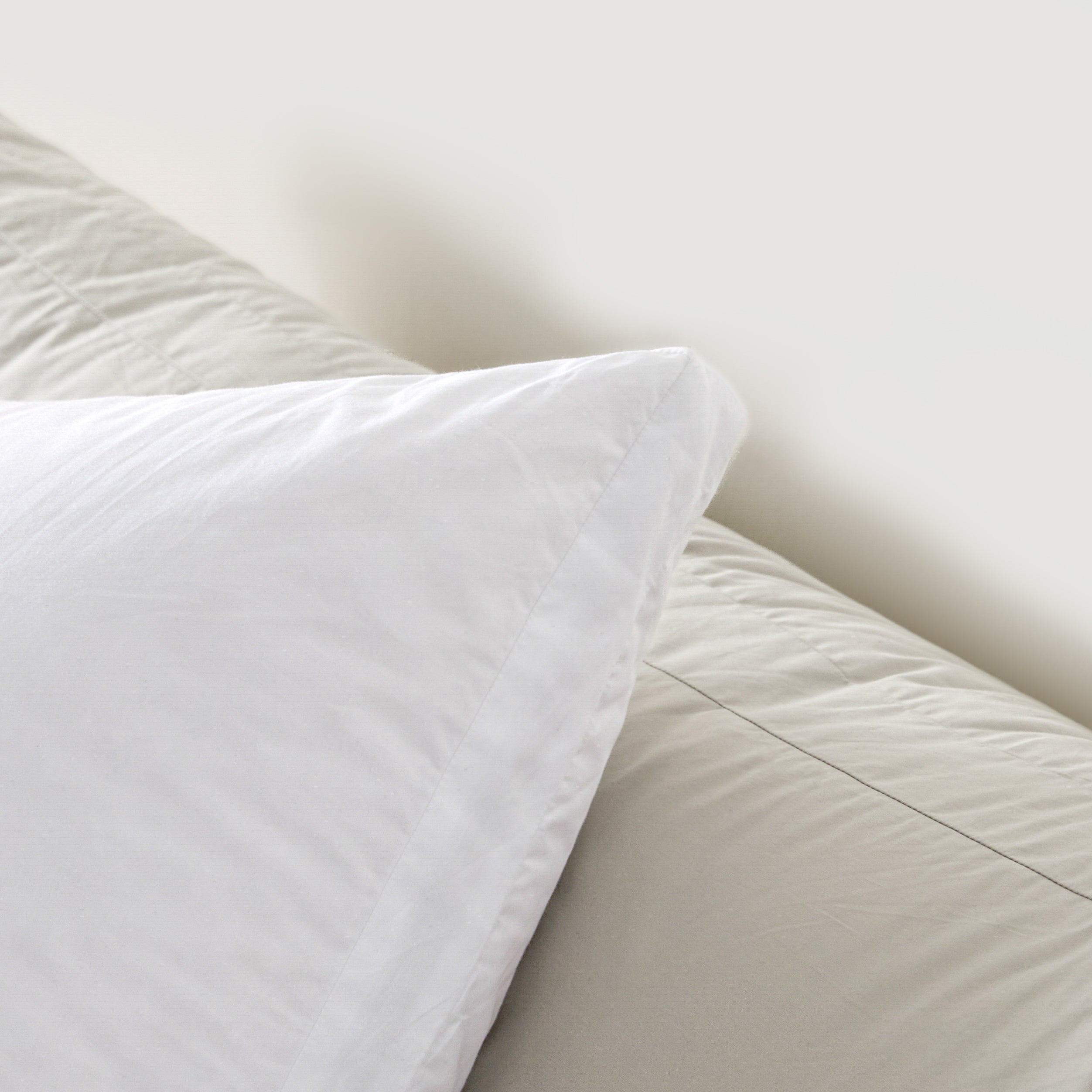 Detachable Goose Down Pillow – White