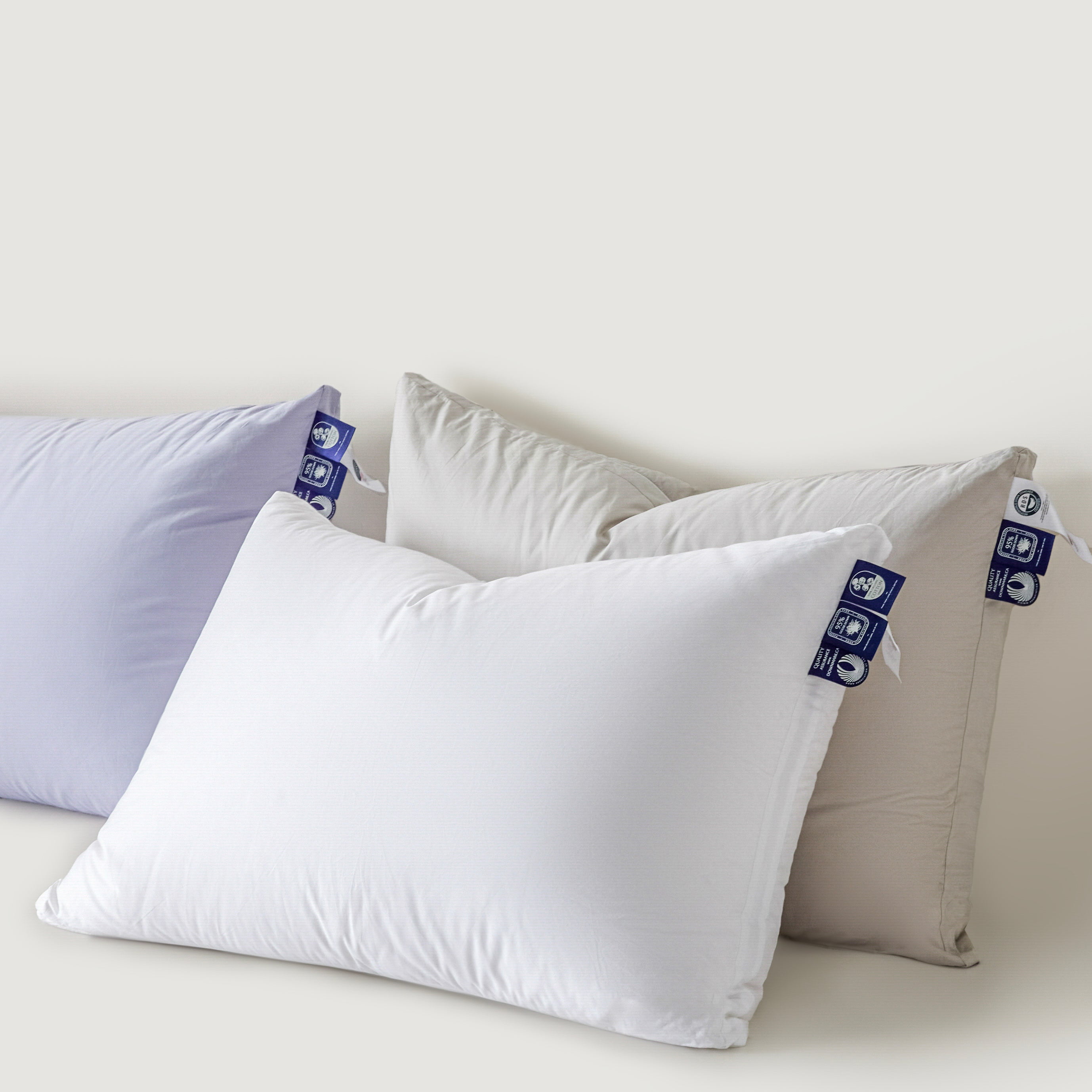 Detachable Goose Down Pillow – White