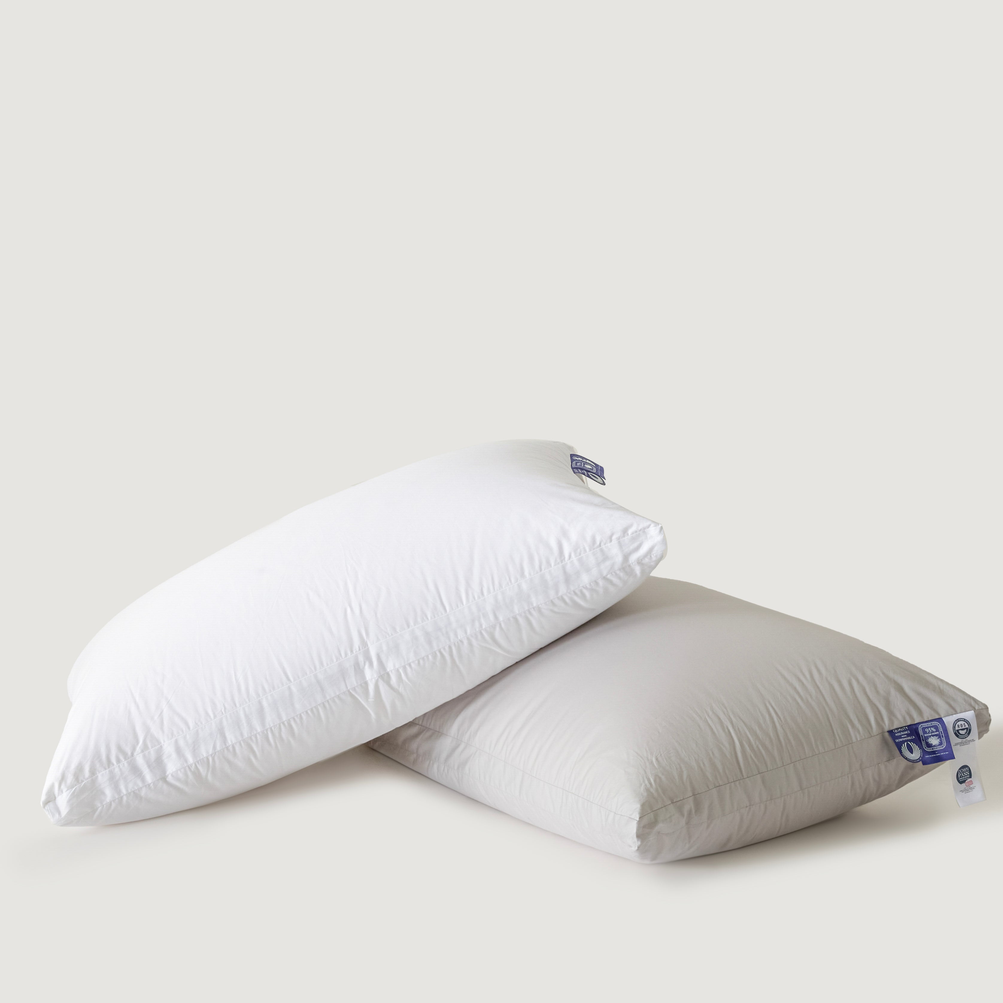 Detachable Goose Down Pillow – White