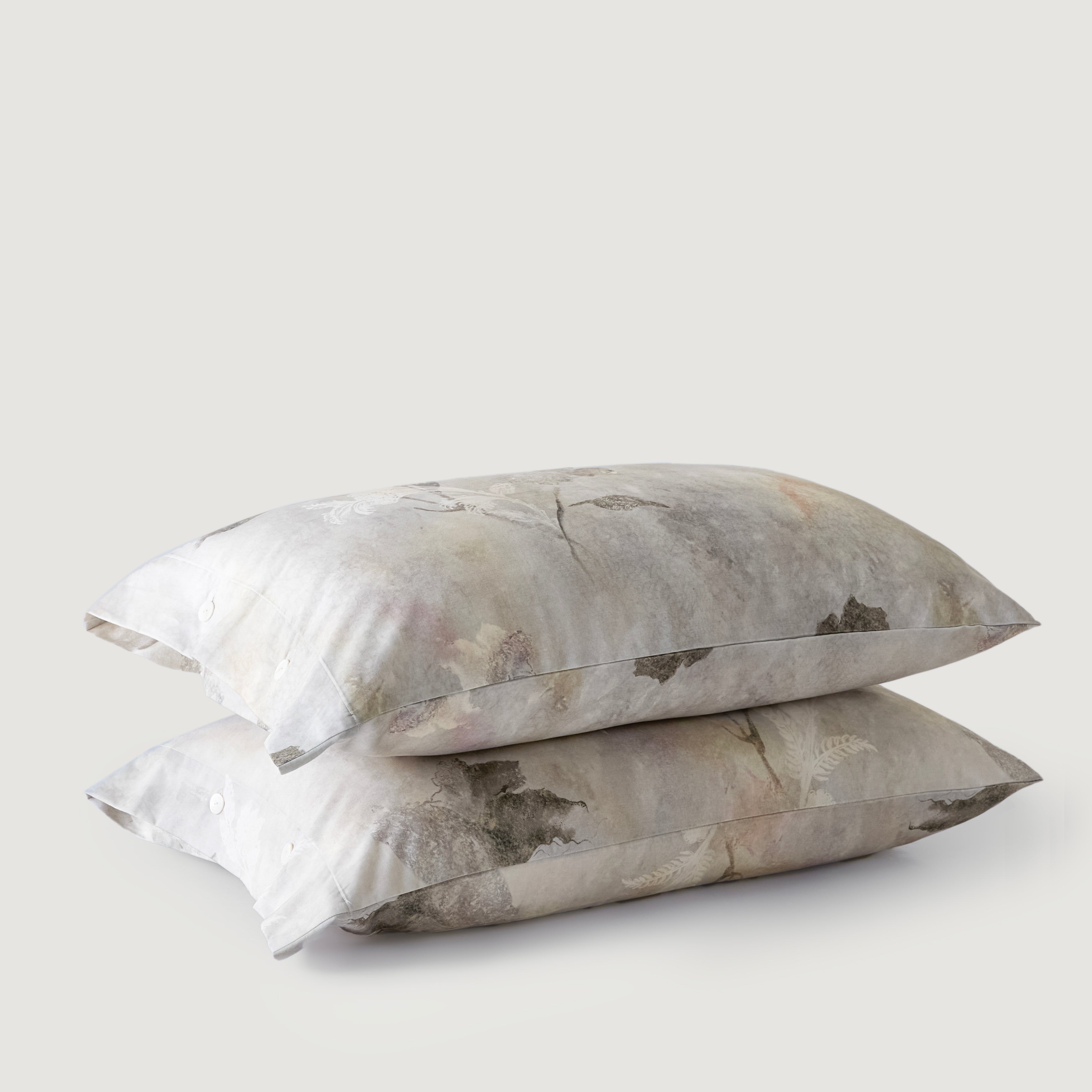 Luxe Lyocell & Cotton Pillowcase – Misty Floral