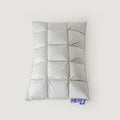 Premium Puff Grid Goose Down Pillow – Grey