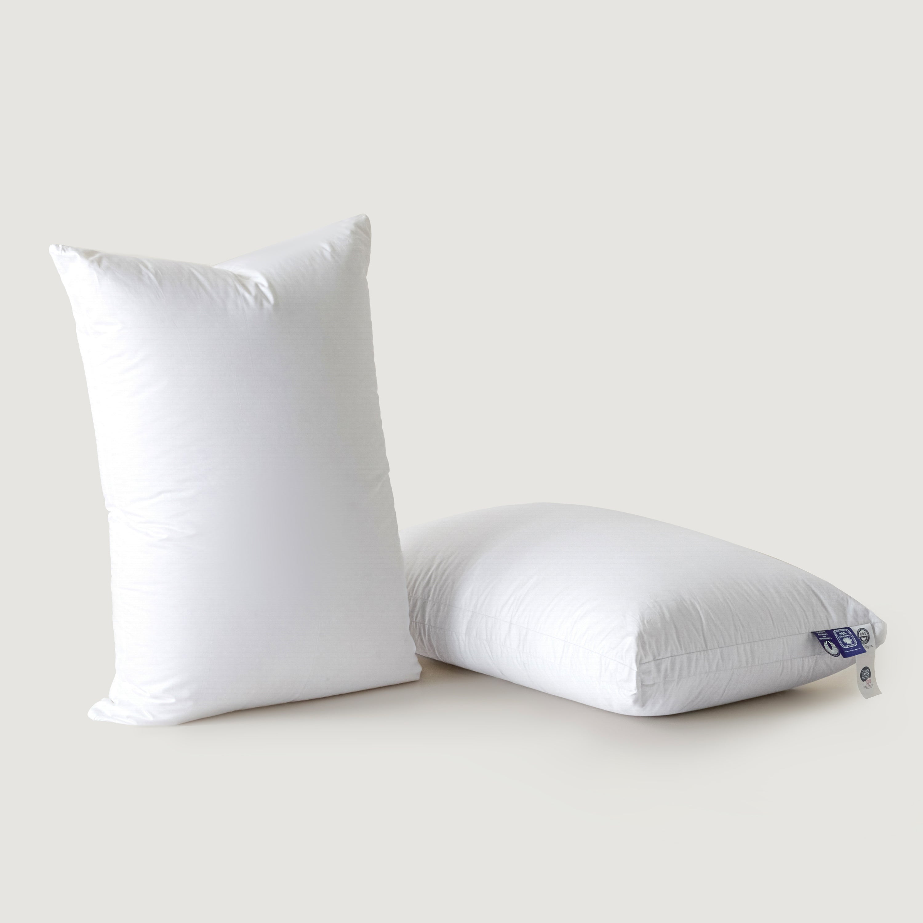 Detachable Goose Down Pillow – White