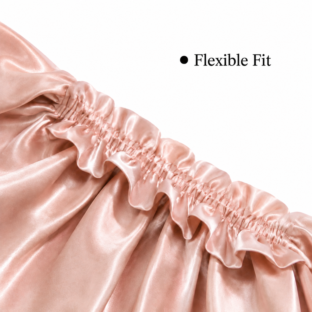 Ruffle Silk Sleep Bonnet