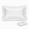 French Ruffle Silk Pillowcase
