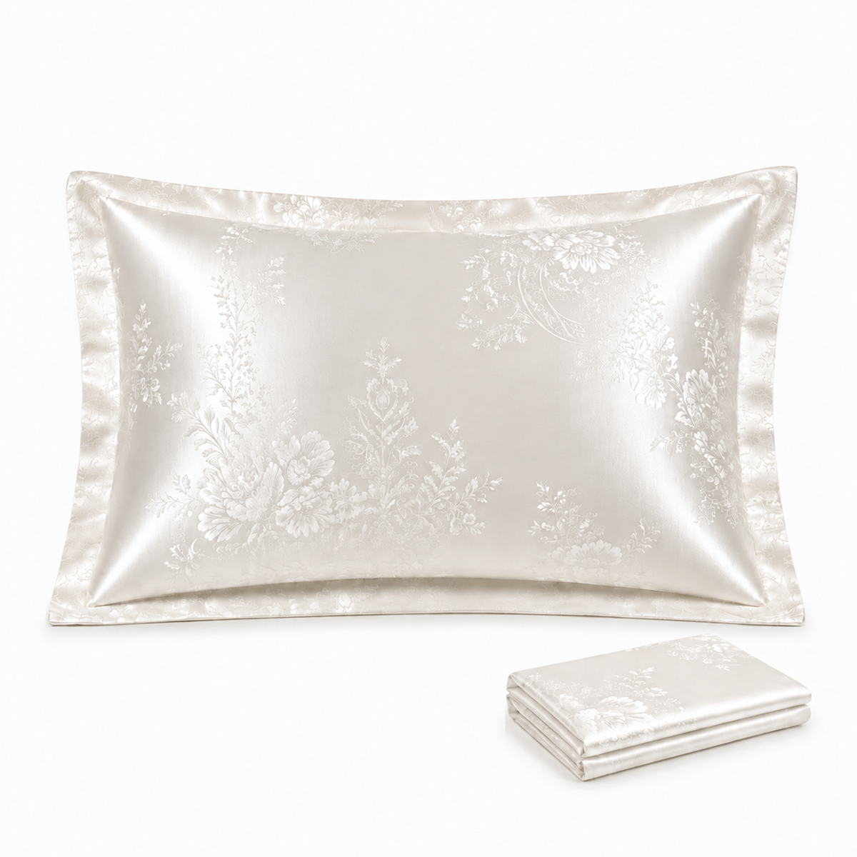 Jacquard Mulberry Silk Pillowcase