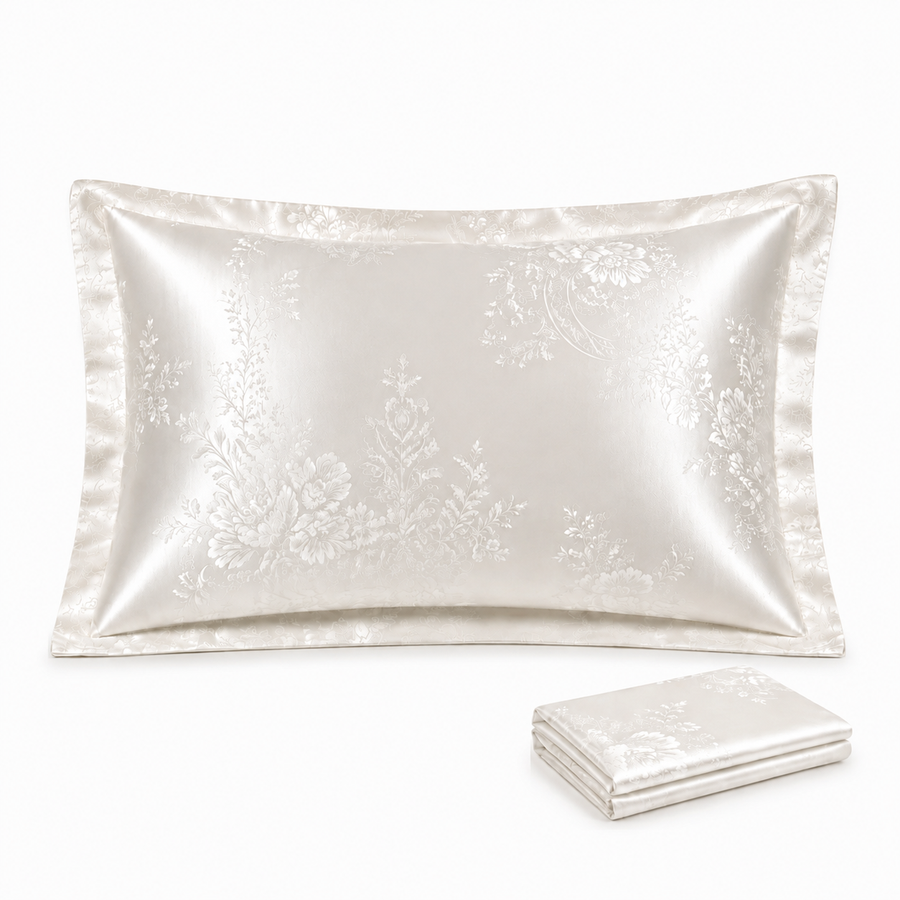 Jacquard Mulberry Silk Pillowcase