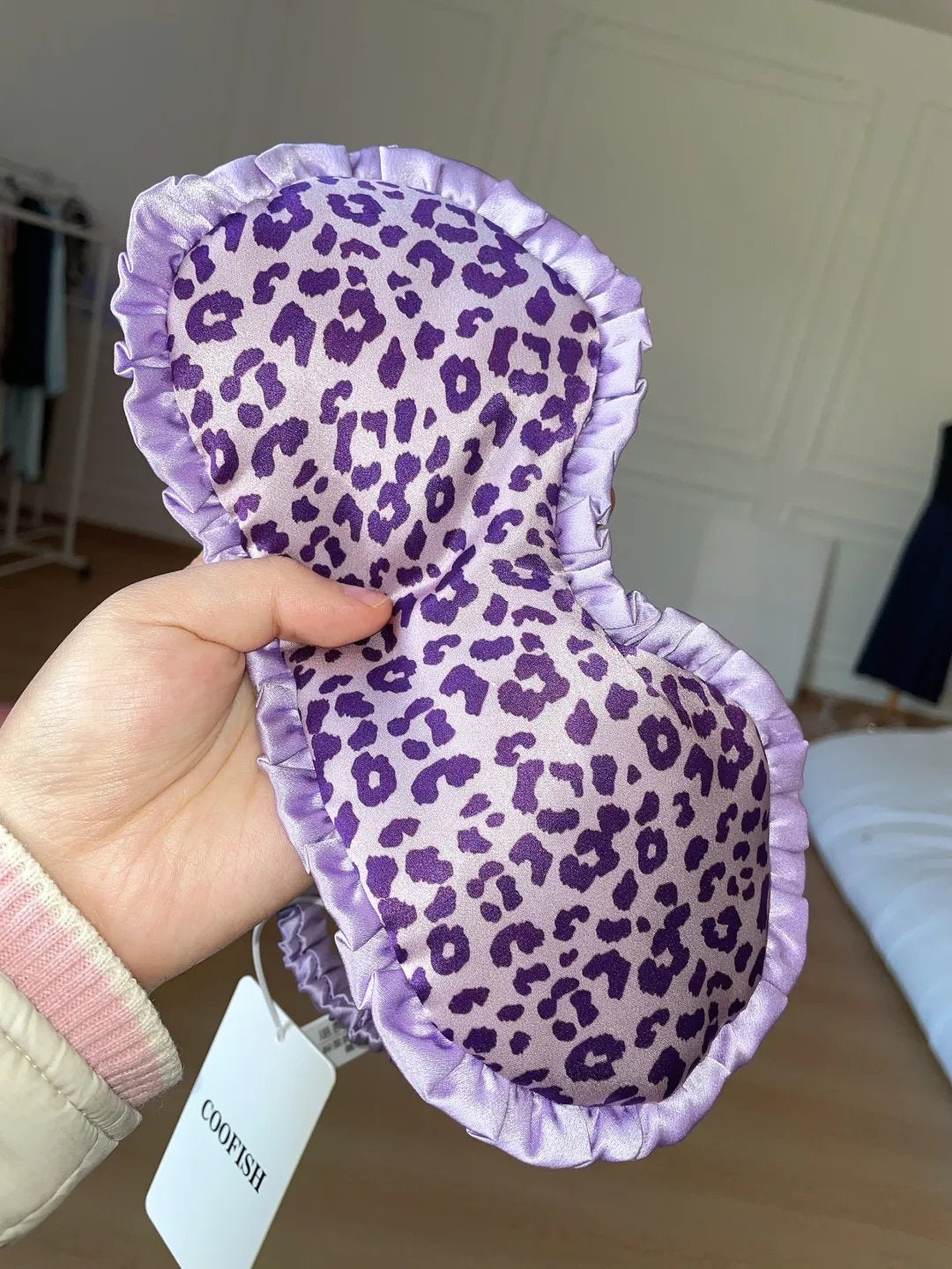 Leopard Print Silk Eye Mask | 22mm Mulberry Silk