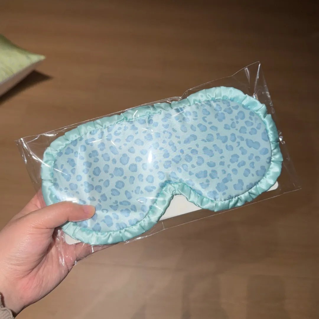Leopard Print Silk Eye Mask | 22mm Mulberry Silk