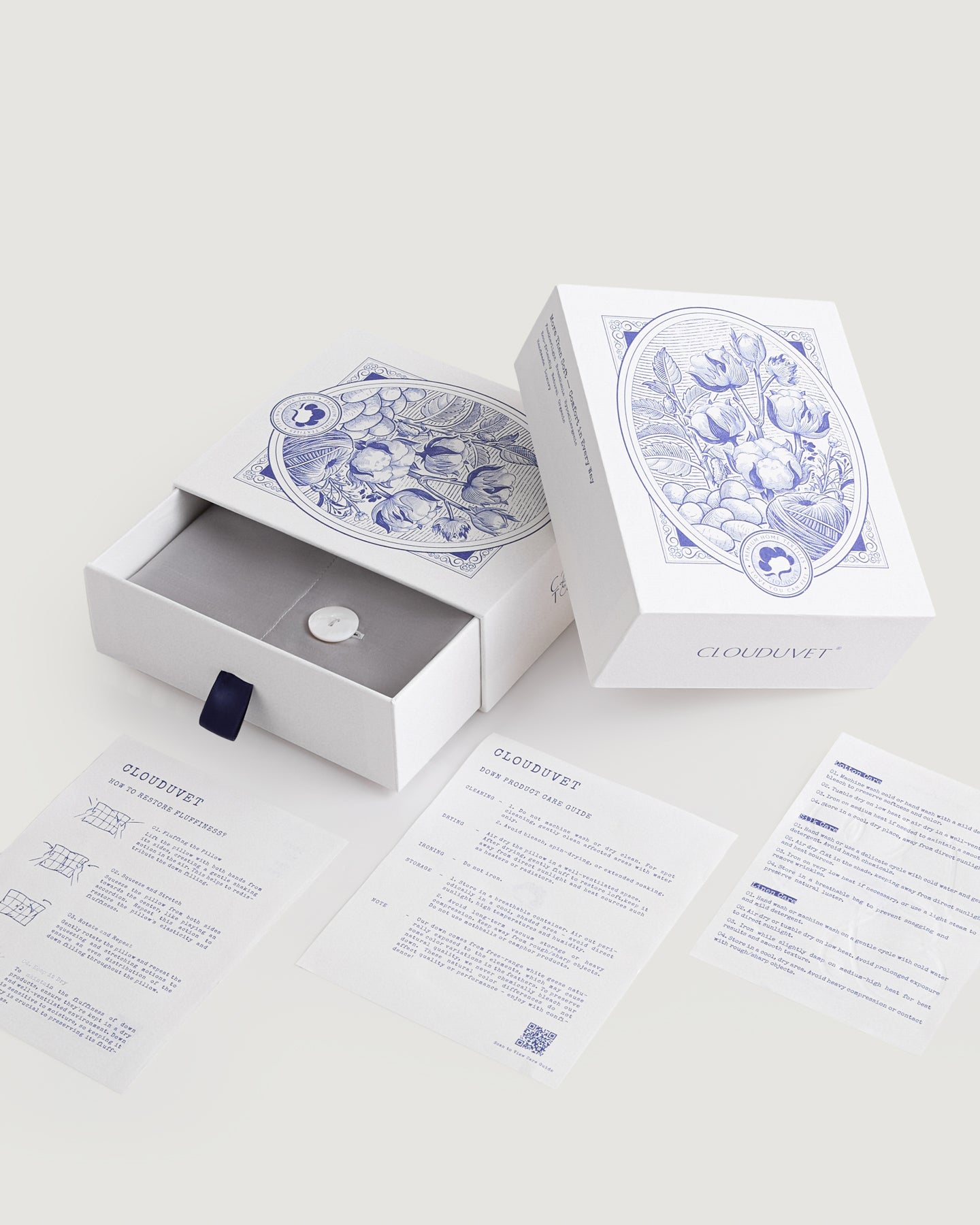 Clouduvet complimentary gift box